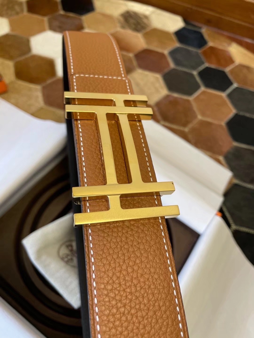 Hermès Male Basic Belt S-m