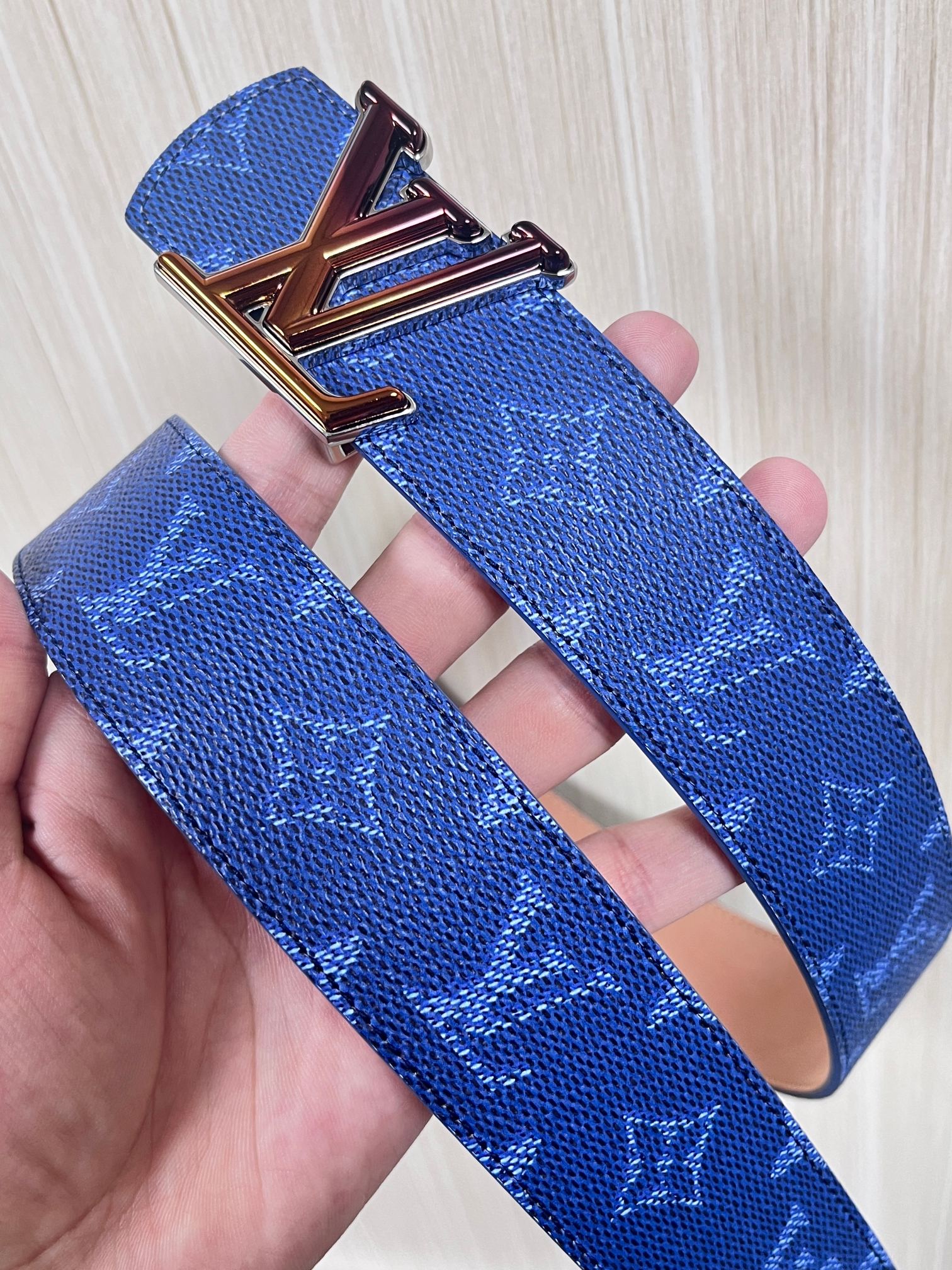 Louis Vuitton Male Basic Belt Canvas S-m-l