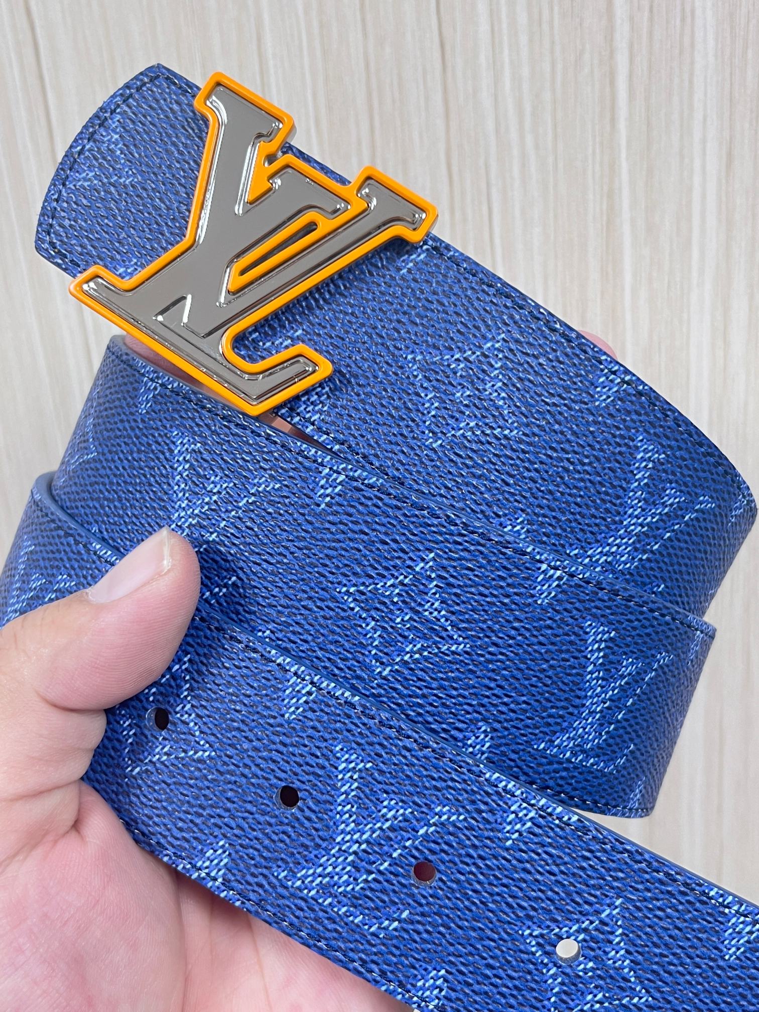 Louis Vuitton Male Basic Belt Canvas S-m-l