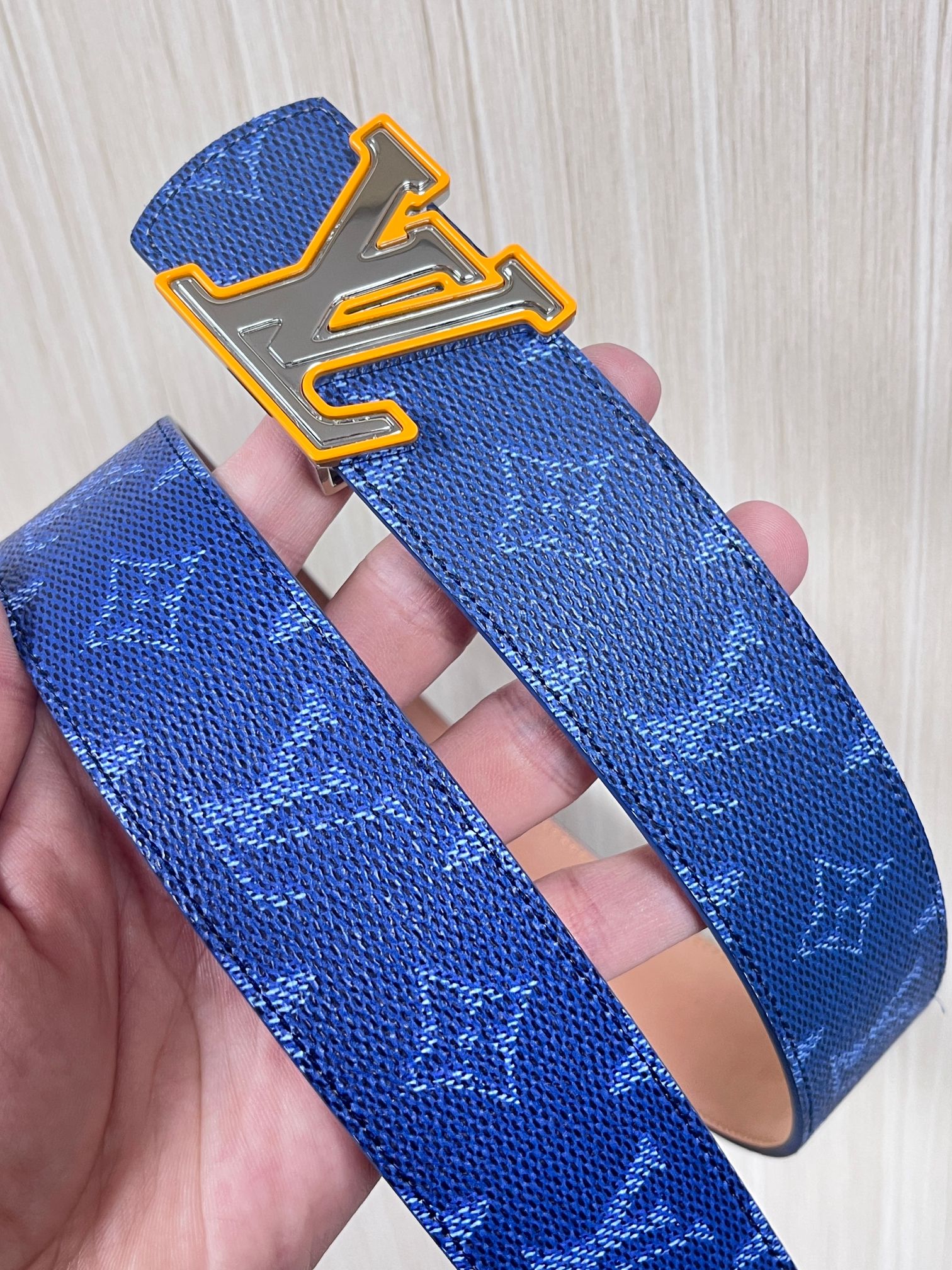 Louis Vuitton Male Basic Belt Canvas S-m-l