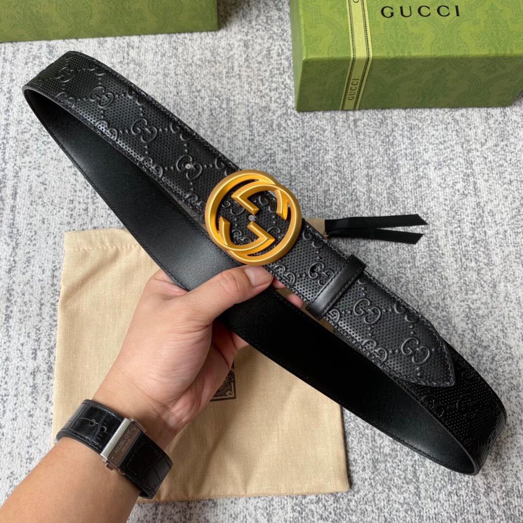 Gucci Basic Belt Cow Leather 13514-m