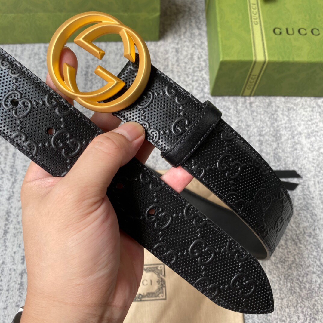 Gucci Basic Belt Cow Leather 13514-m