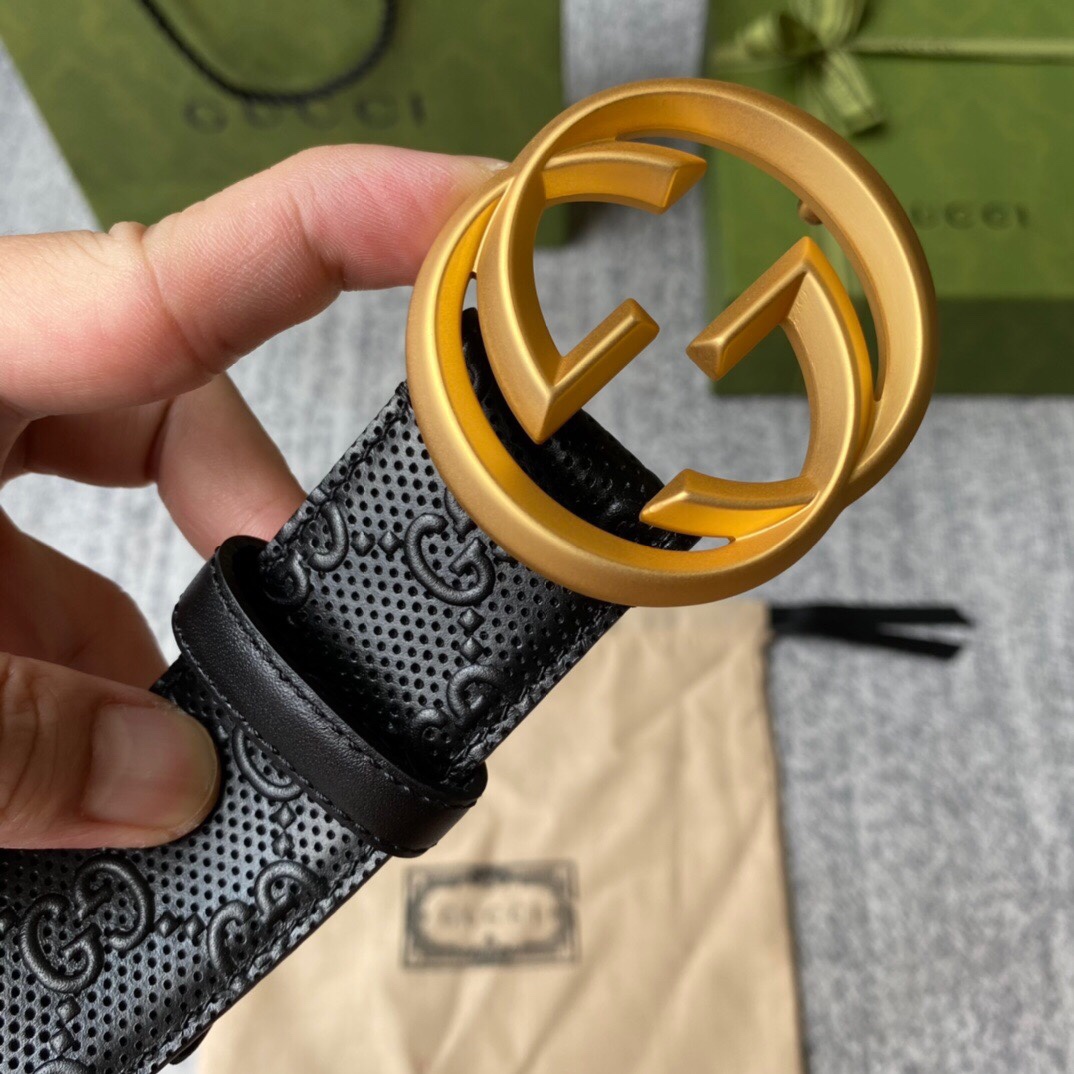 Gucci Basic Belt Cow Leather 13514-m