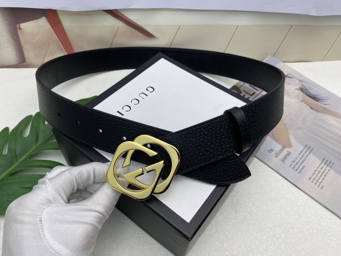 Gucci Leather Belt Top Grain Leather