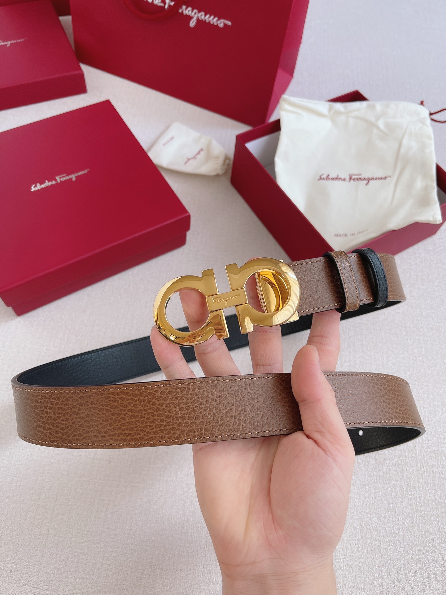 Male Leather Belt Cow Leather M