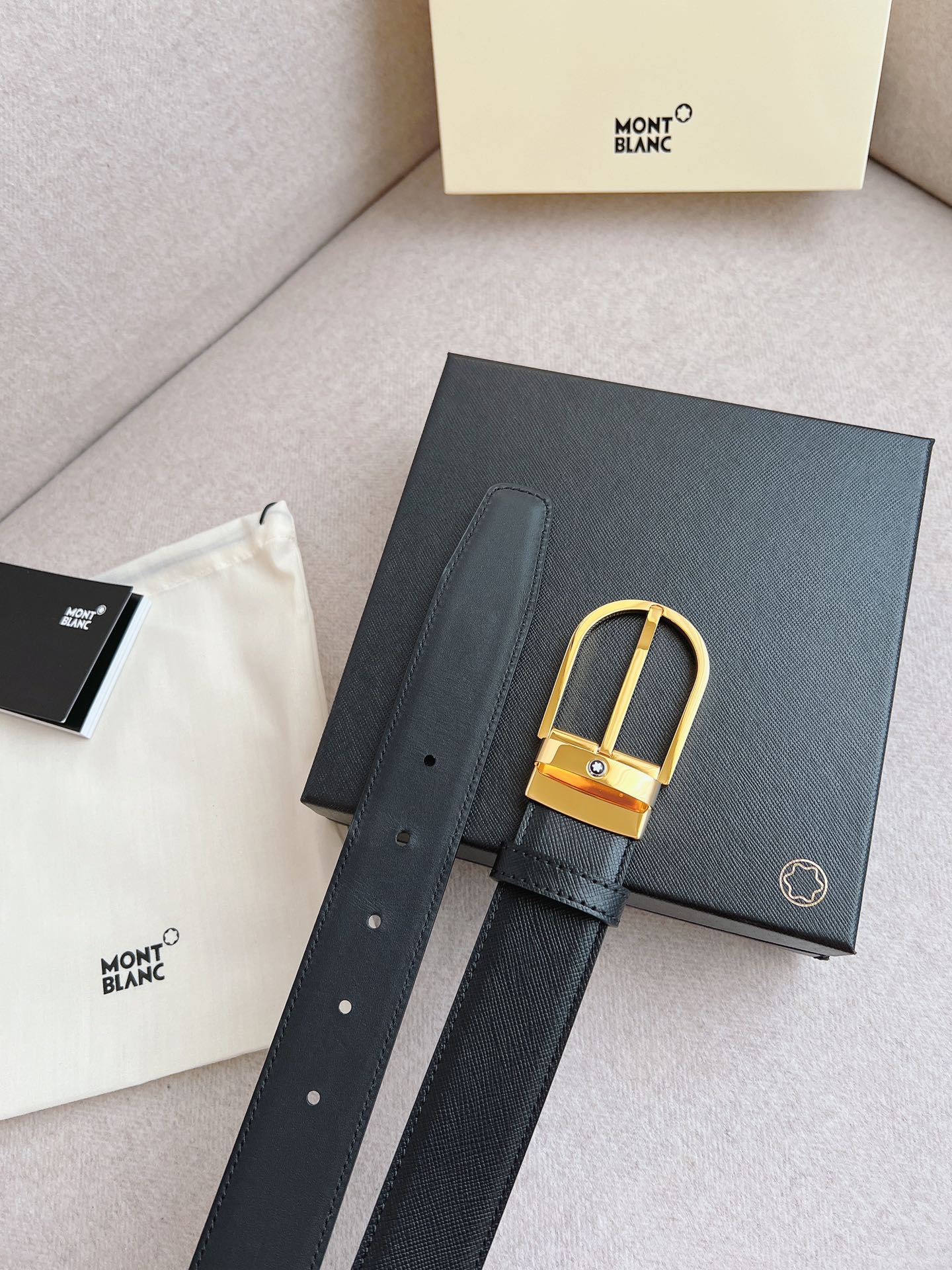 Montblanc Leather Belt 35mm-13514