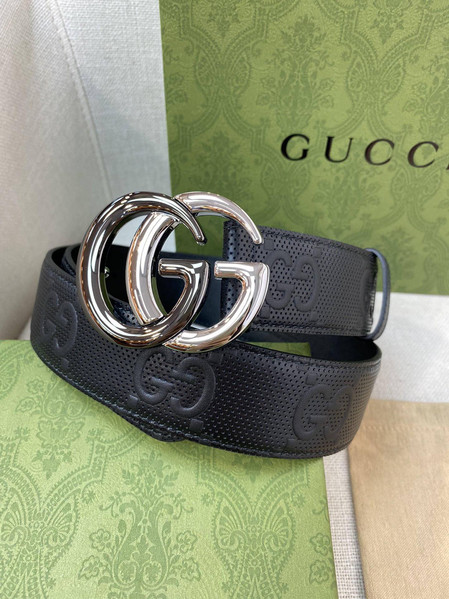 Gucci Male Basic Belt Cow Leather M-l
