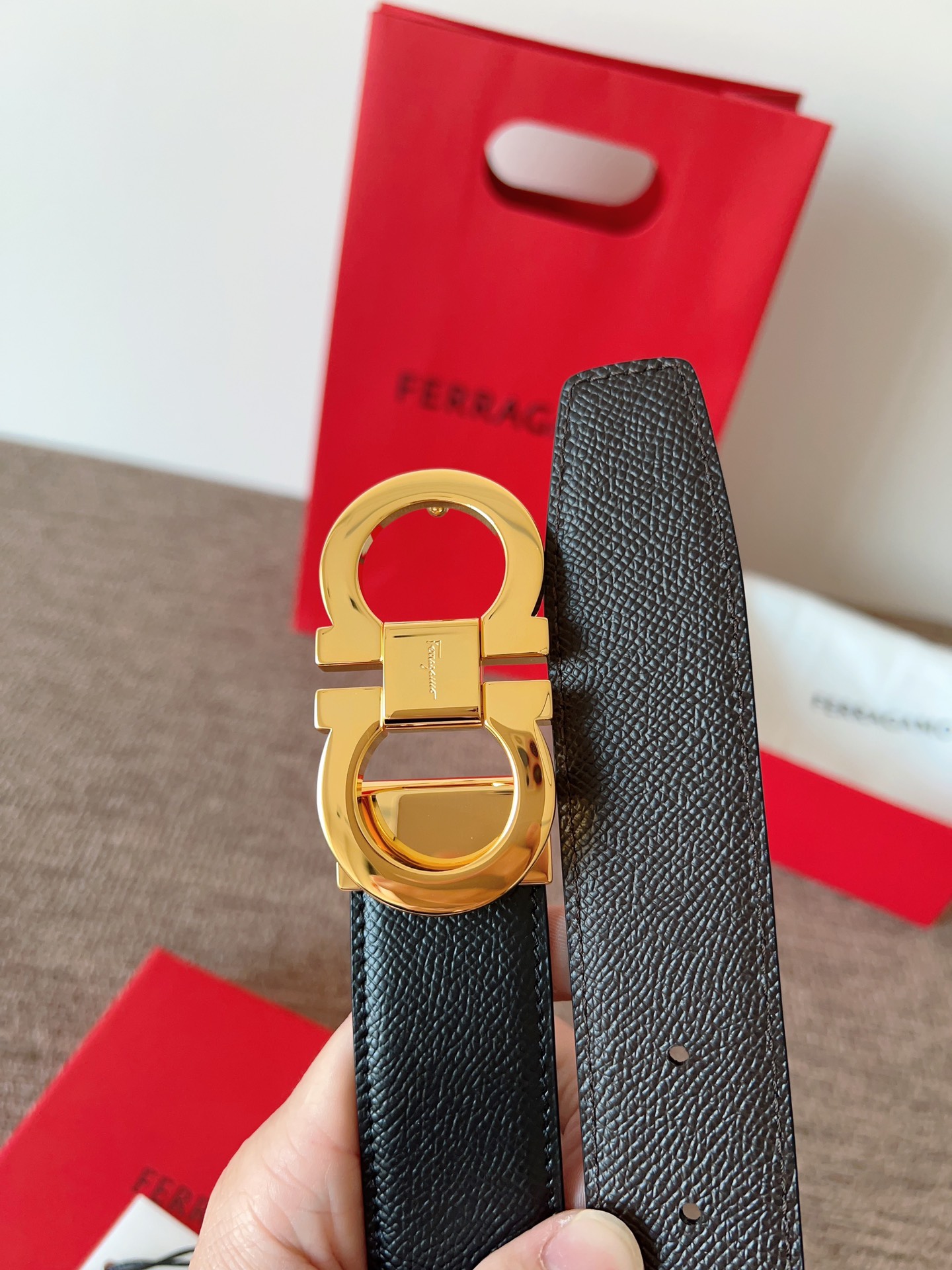 Salvatore Ferragamo Leather Belt
