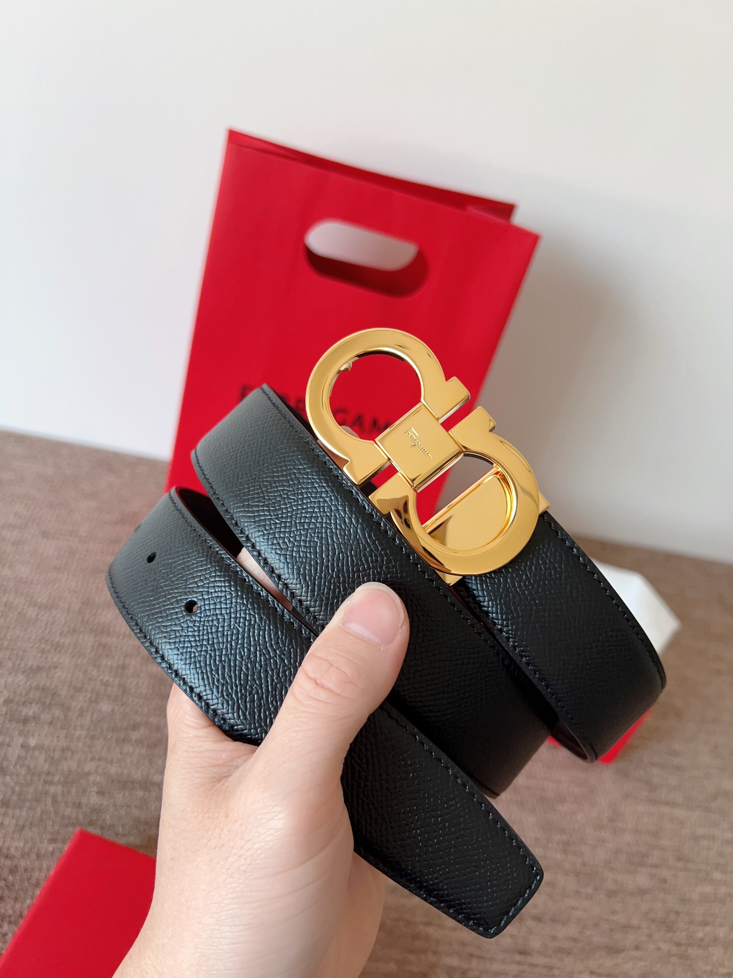 Salvatore Ferragamo Leather Belt