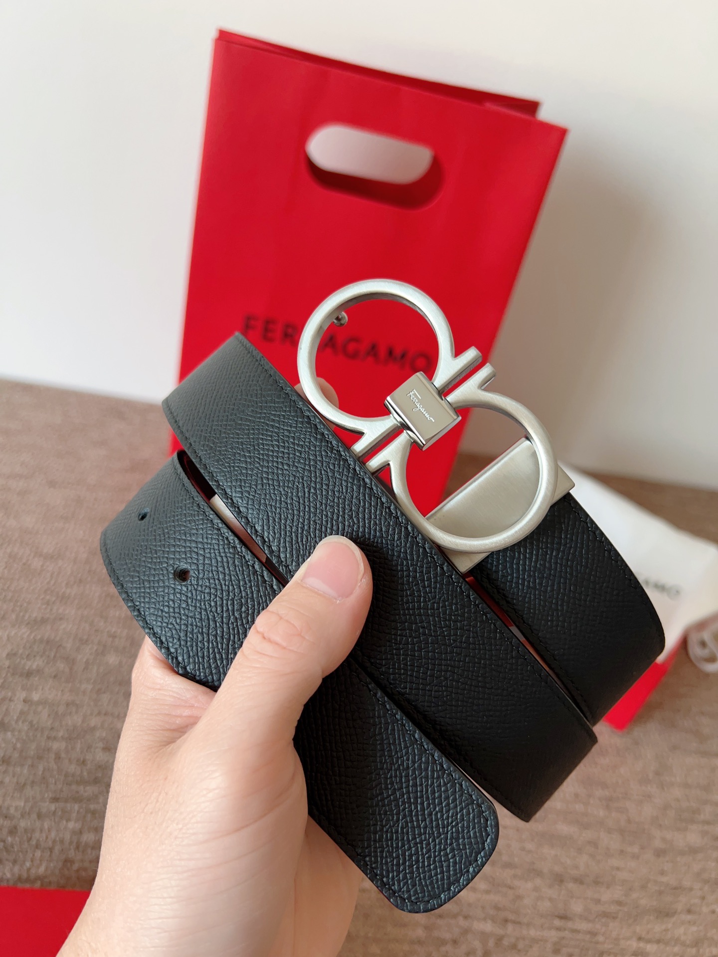 Salvatore Ferragamo Leather Belt