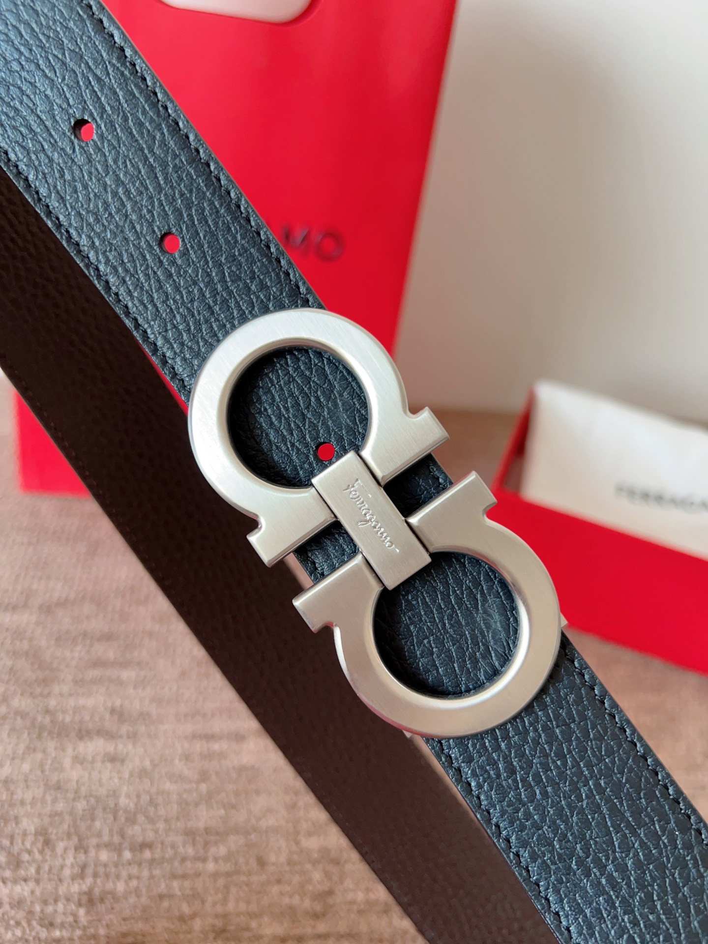 Salvatore Ferragamo Leather Belt