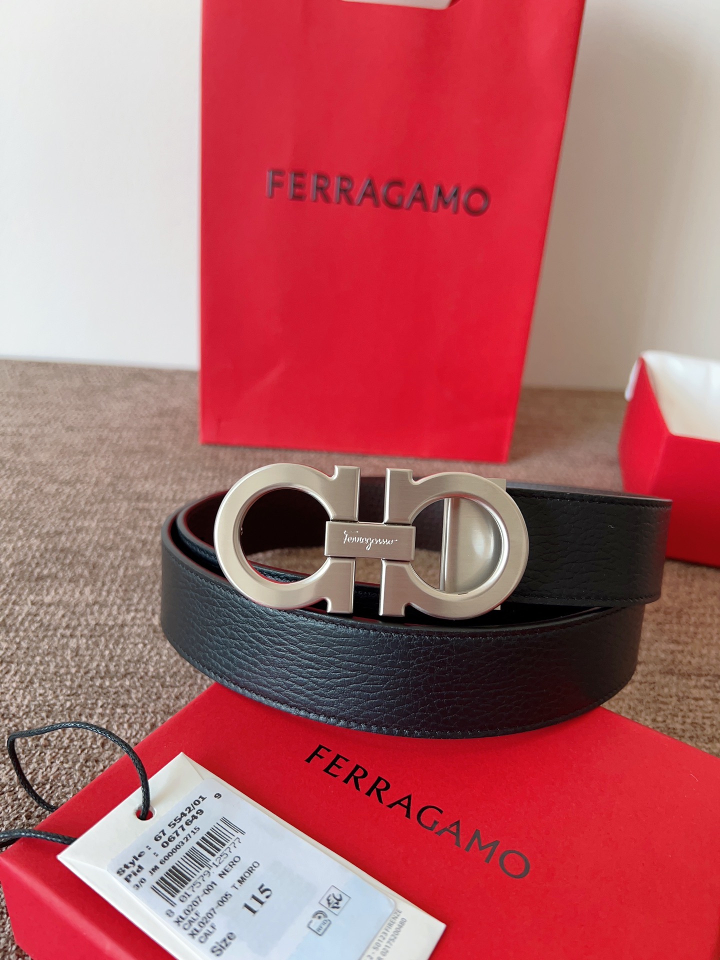 Salvatore Ferragamo Leather Belt