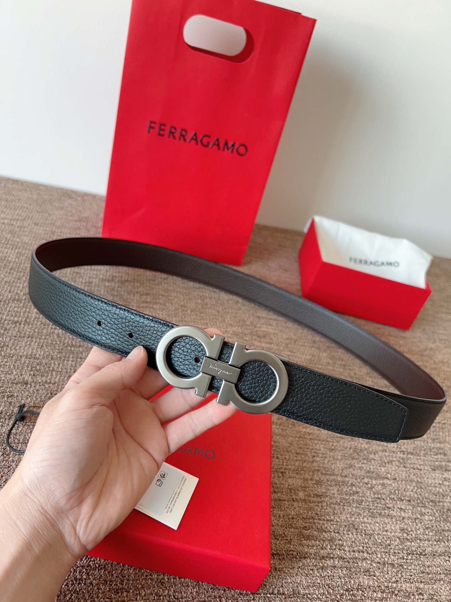 Salvatore Ferragamo Leather Belt