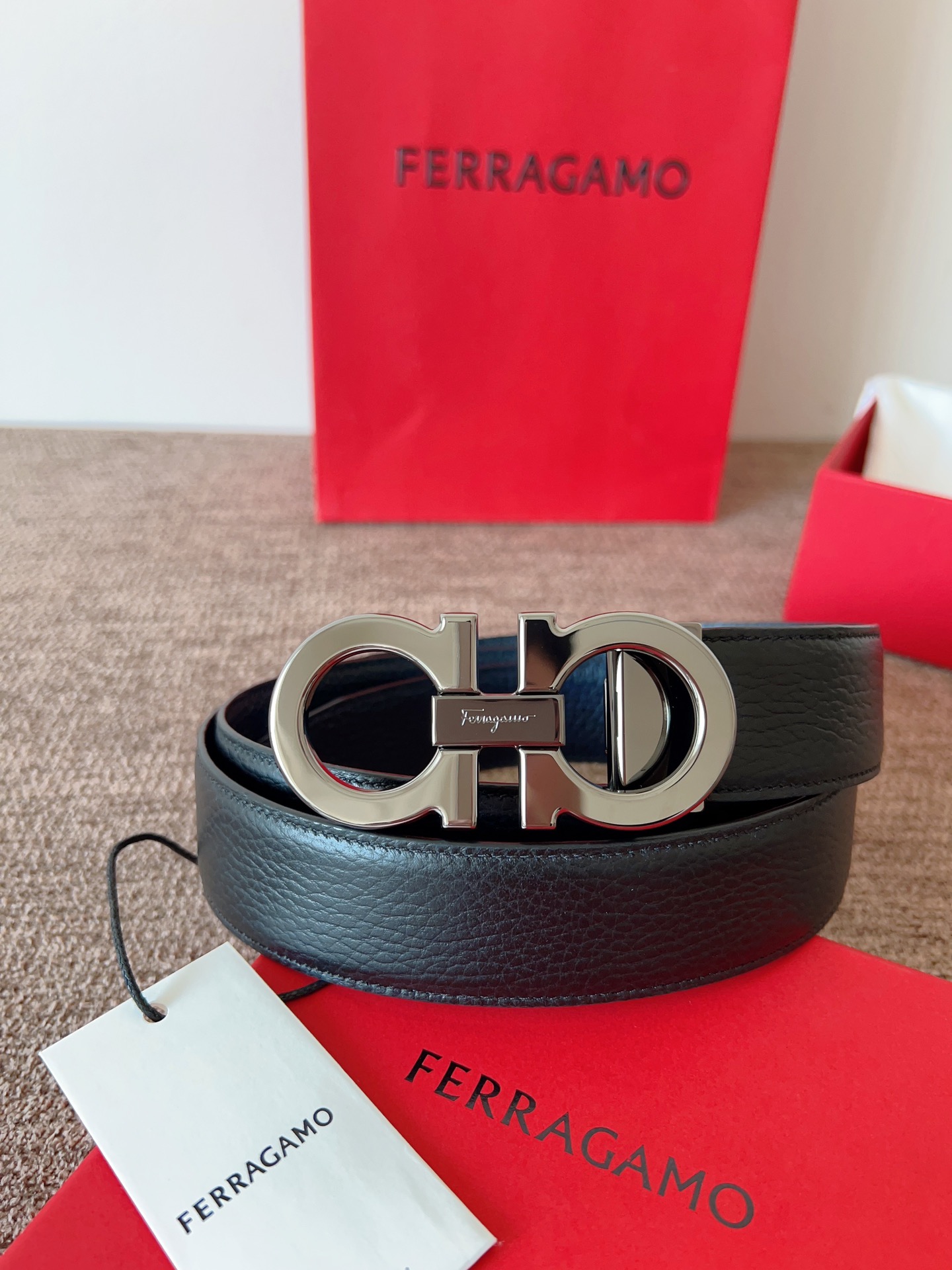 Salvatore Ferragamo Leather Belt