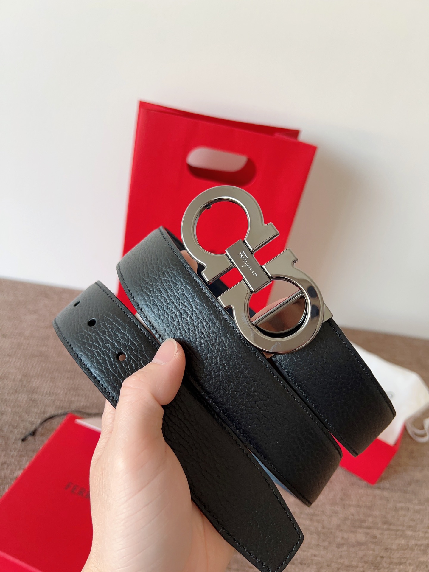 Salvatore Ferragamo Leather Belt