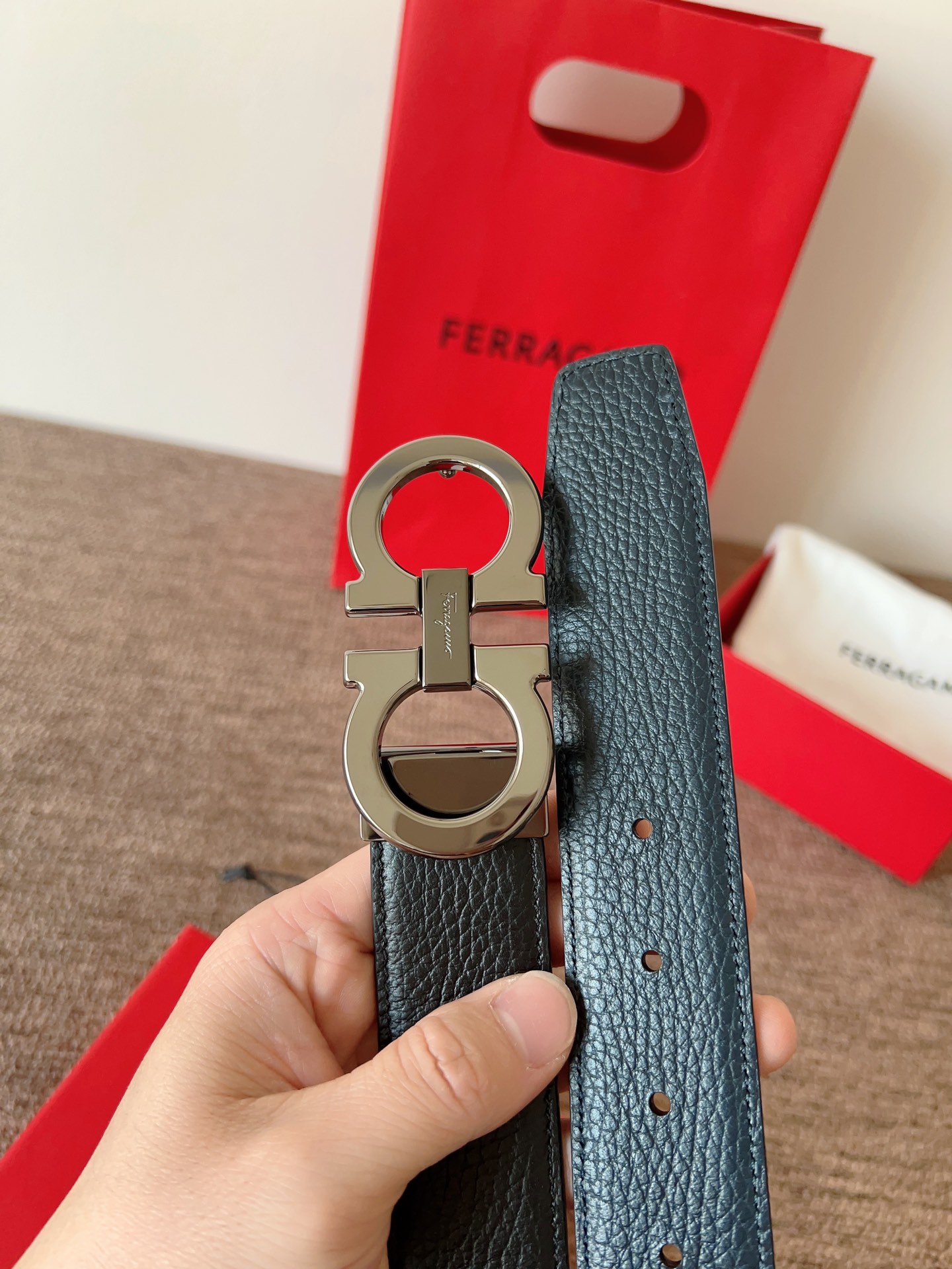 Salvatore Ferragamo Leather Belt