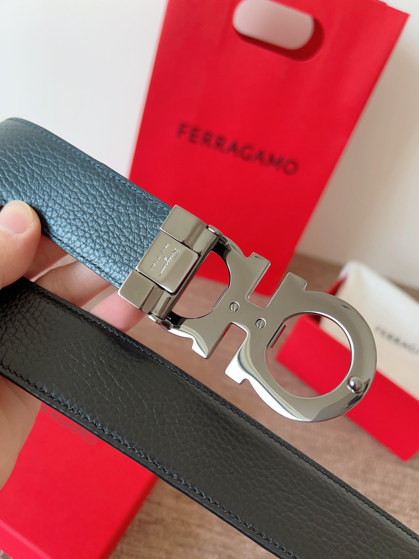Salvatore Ferragamo Leather Belt