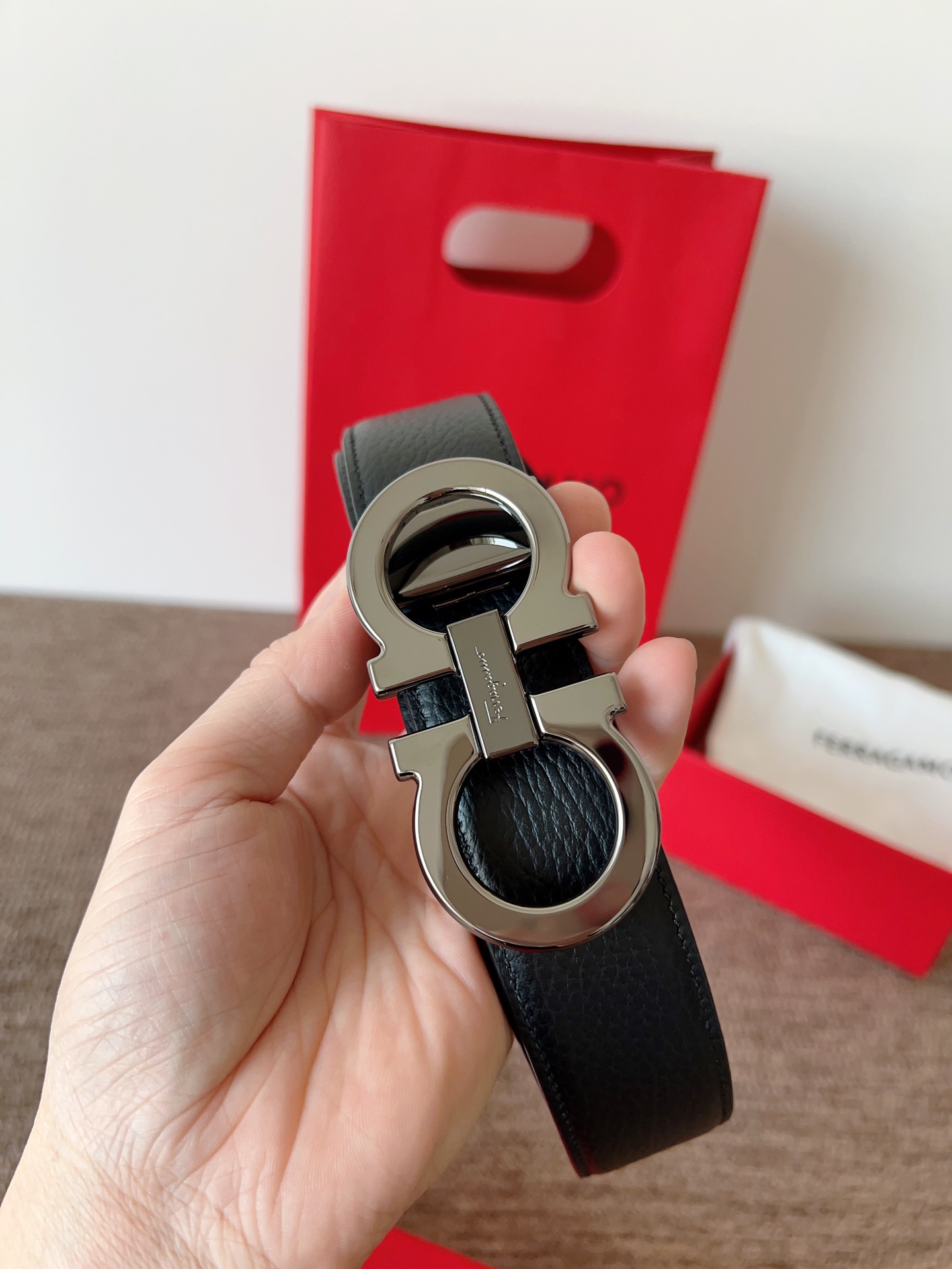 Salvatore Ferragamo Leather Belt