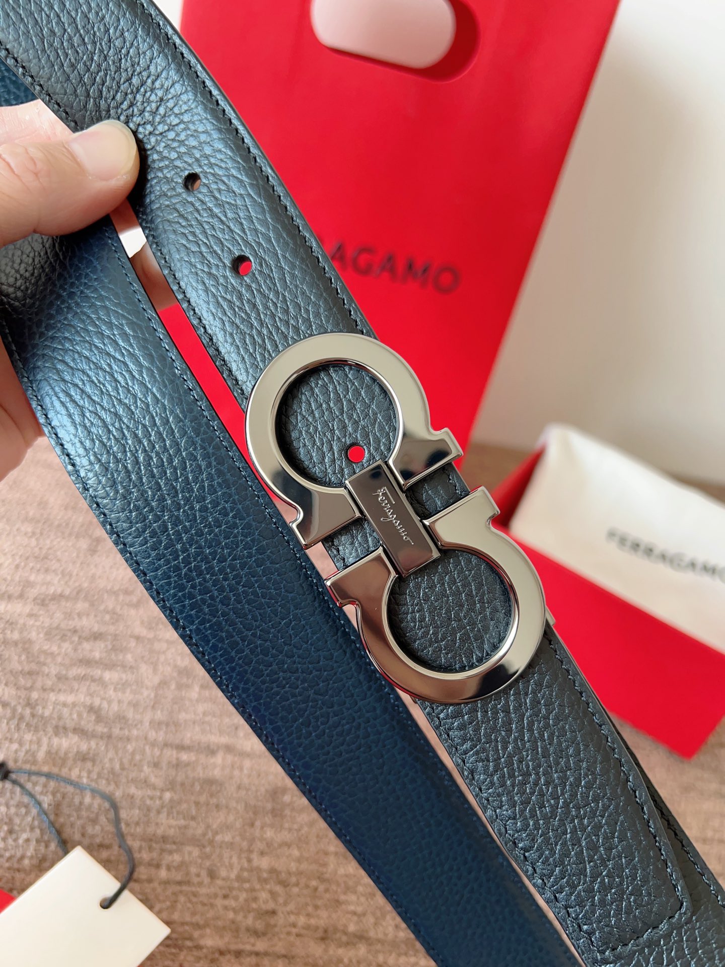 Salvatore Ferragamo Leather Belt