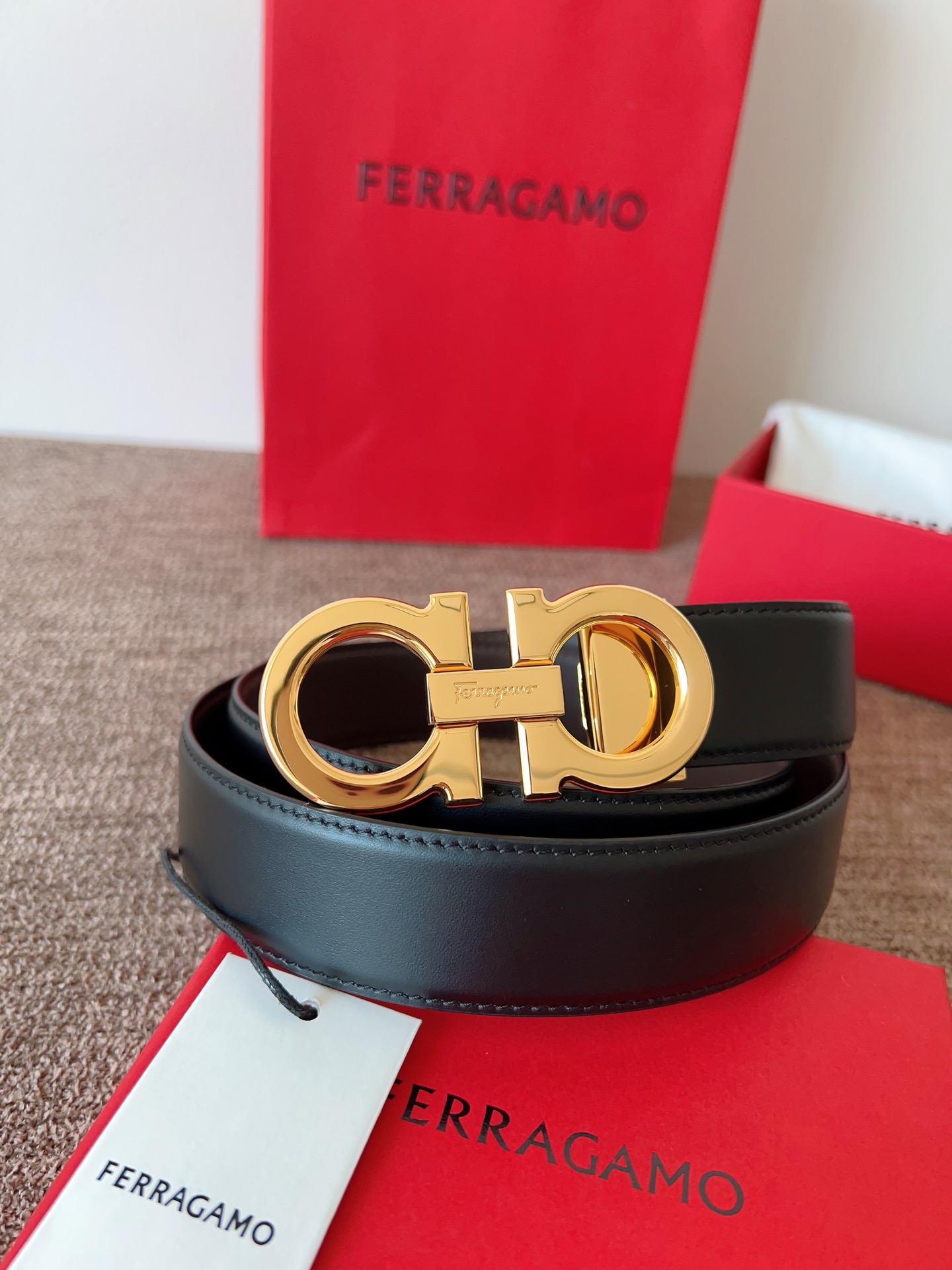 Salvatore Ferragamo Leather Belt