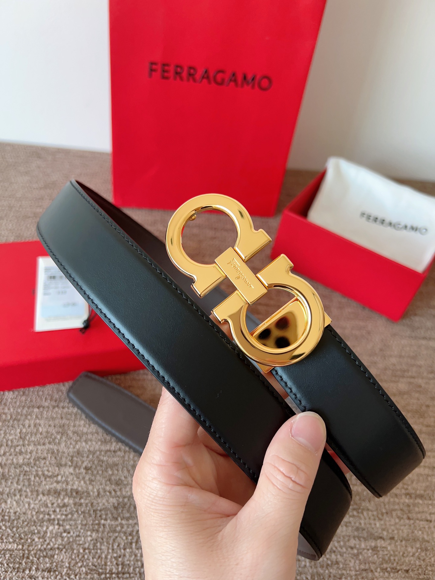 Salvatore Ferragamo Leather Belt