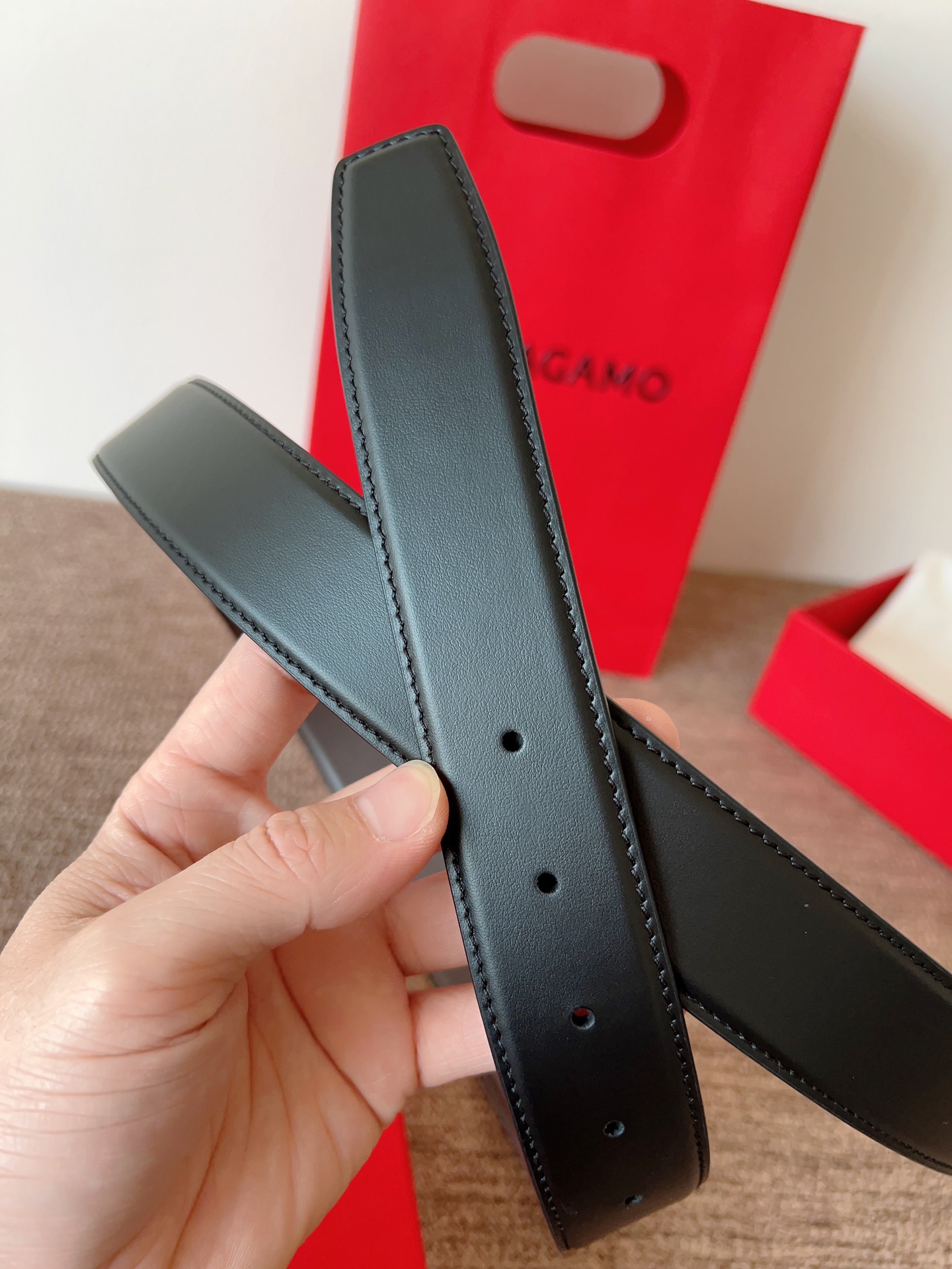 Salvatore Ferragamo Leather Belt