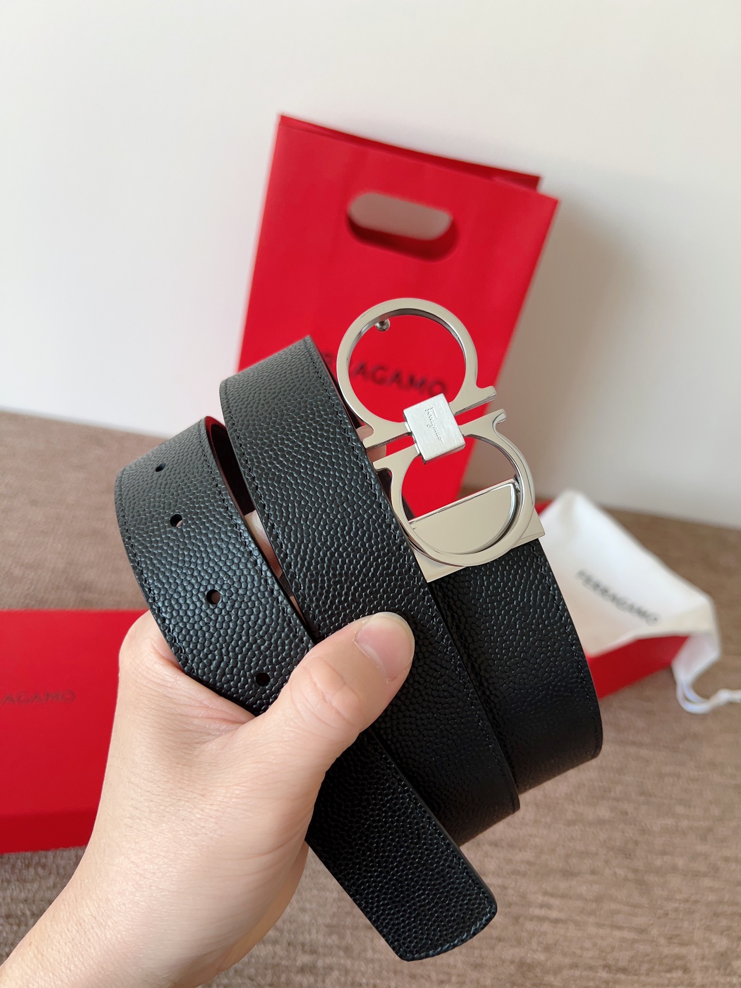 Salvatore Ferragamo Leather Belt