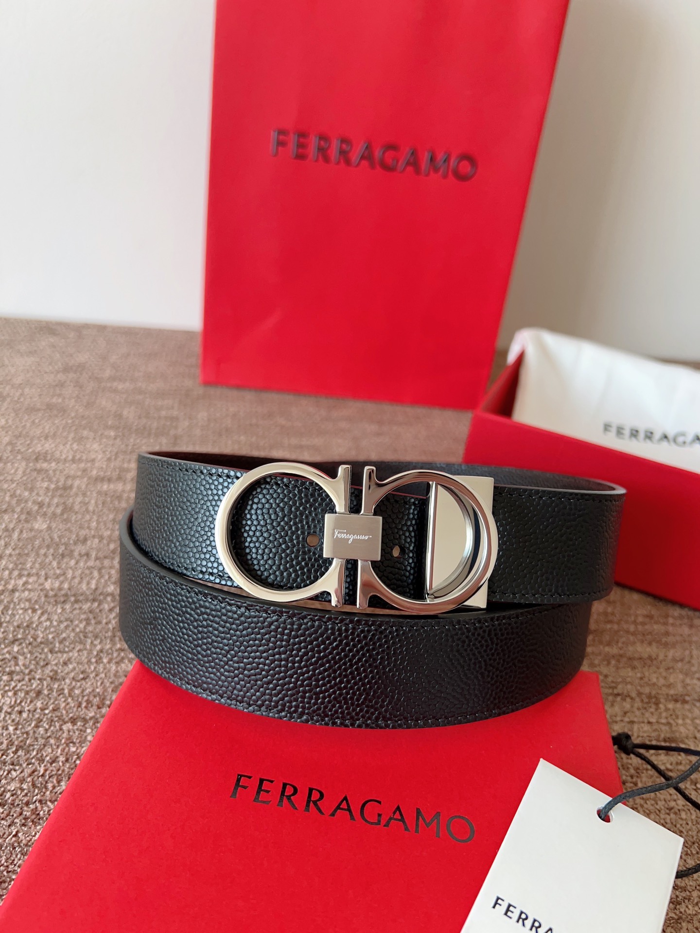 Salvatore Ferragamo Leather Belt