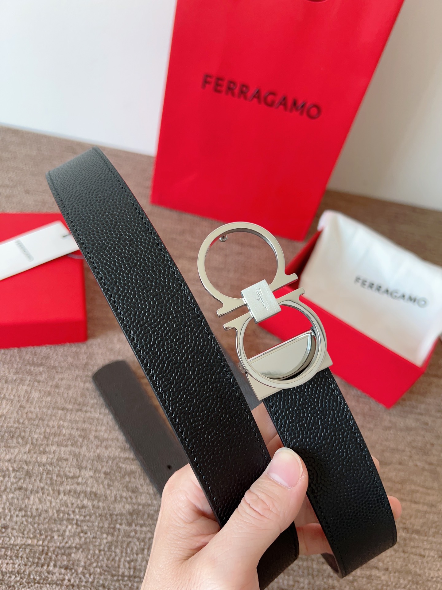 Salvatore Ferragamo Leather Belt
