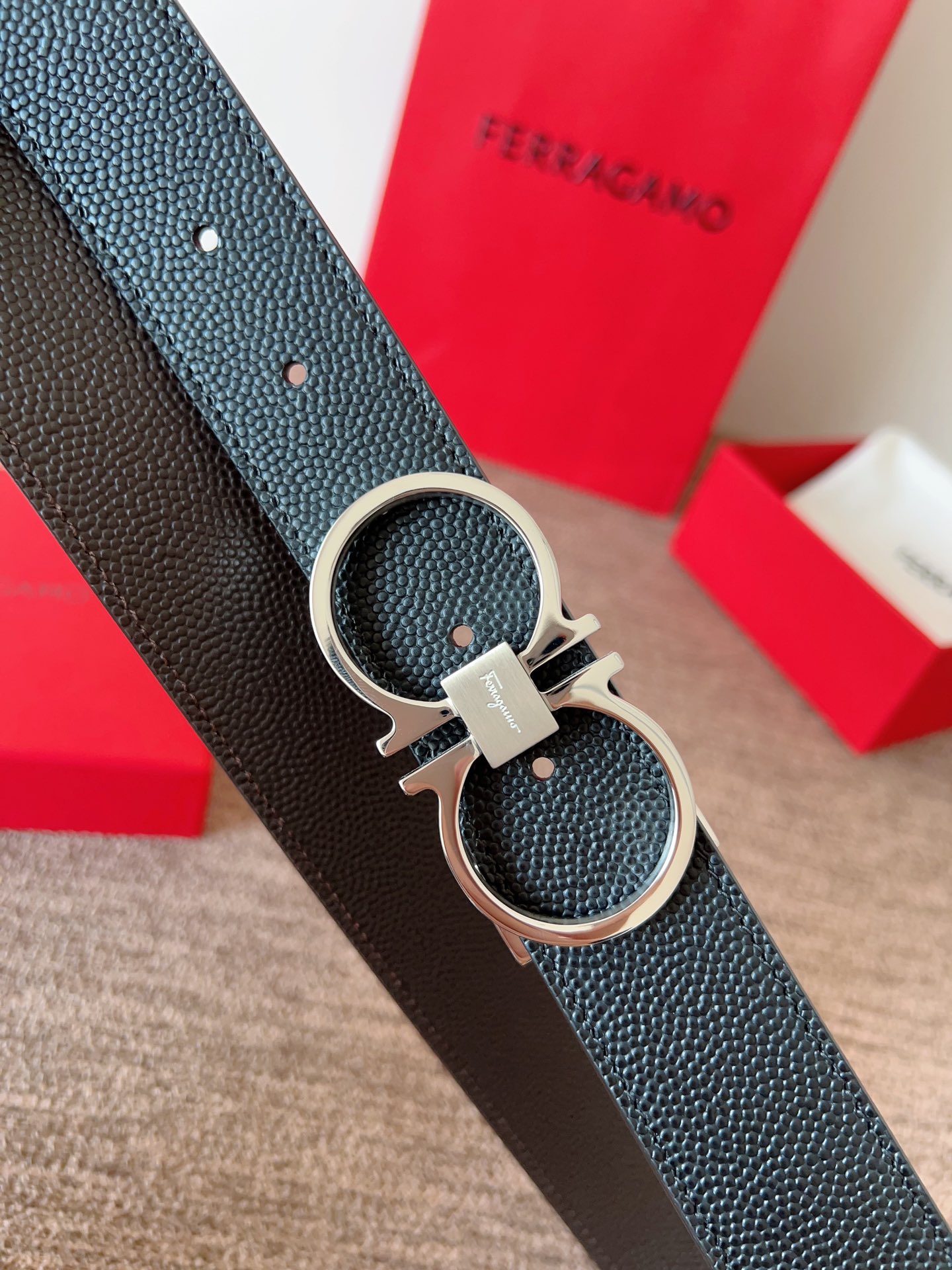 Salvatore Ferragamo Leather Belt