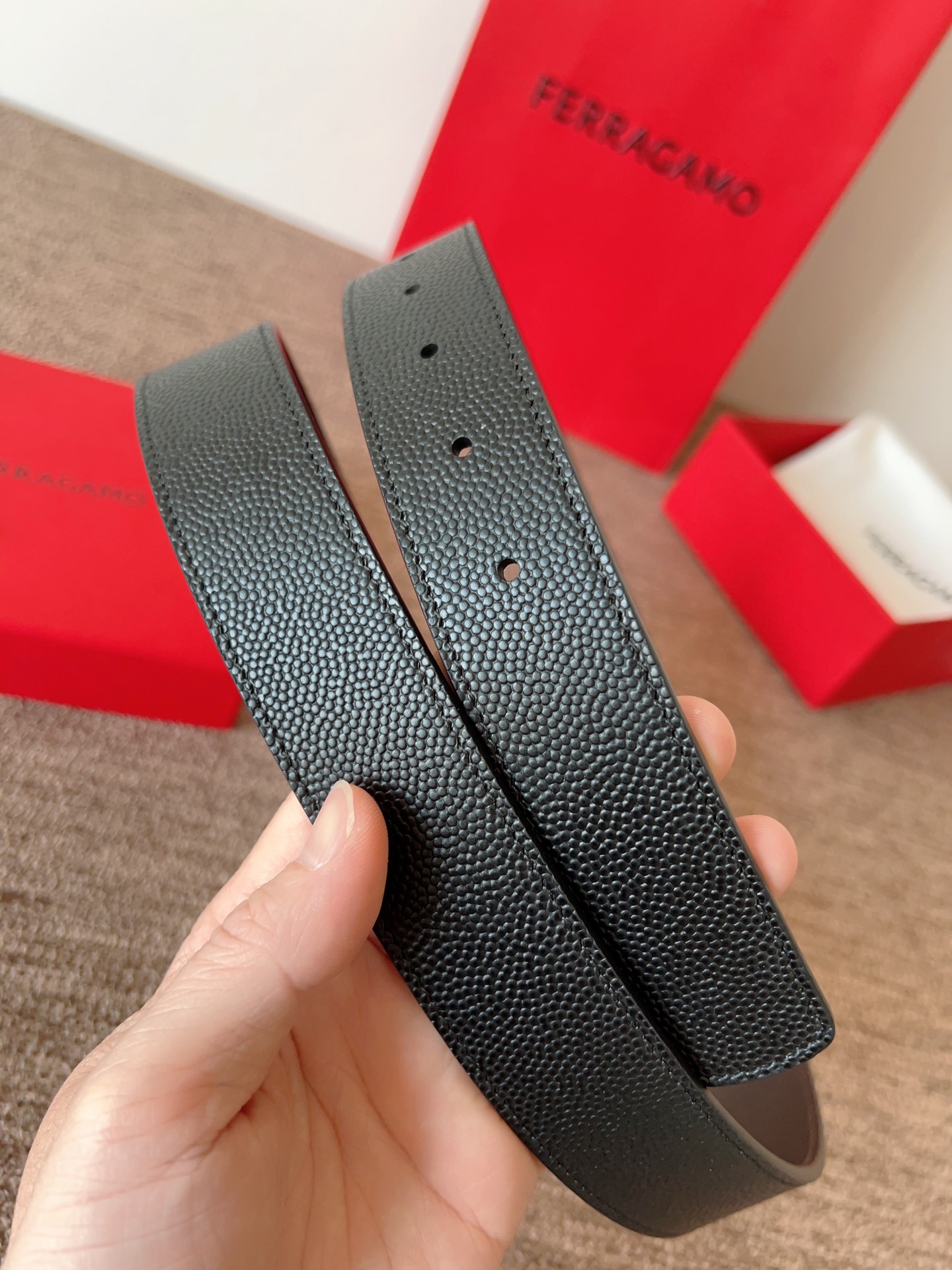 Salvatore Ferragamo Leather Belt