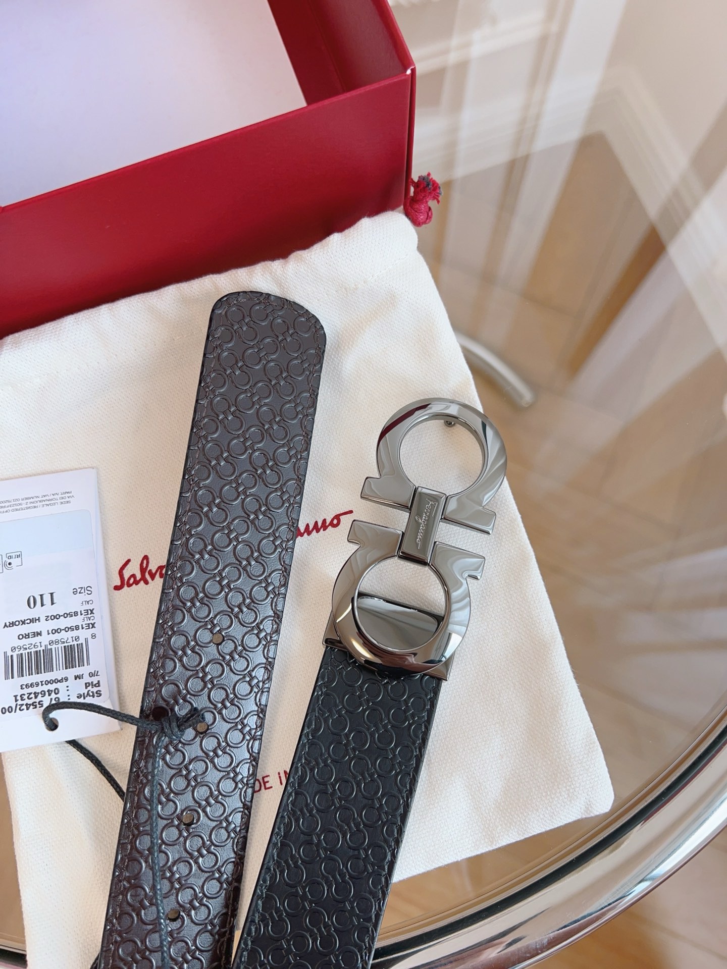 Salvatore Ferragamo Leather Belt M