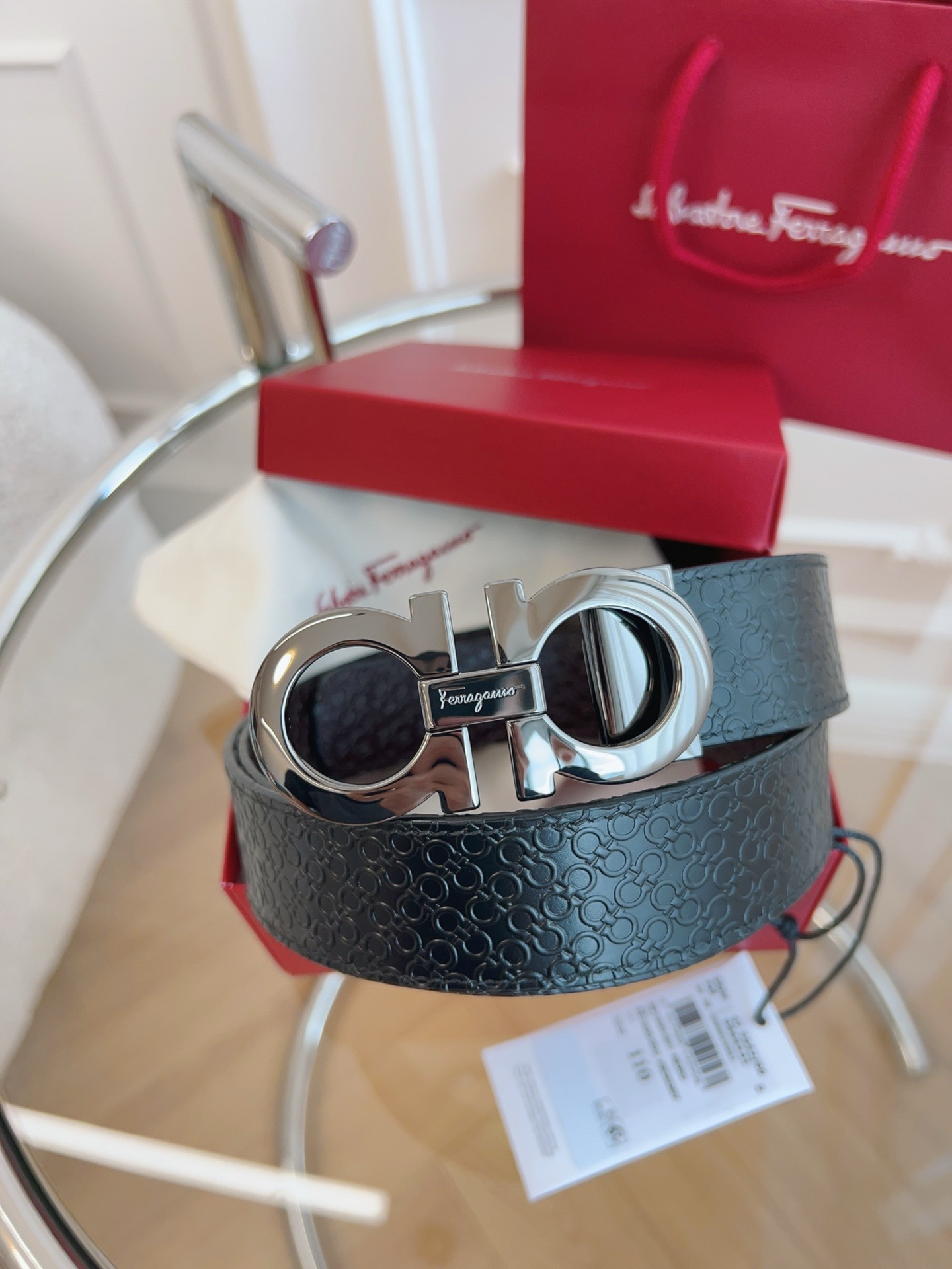 Salvatore Ferragamo Leather Belt M