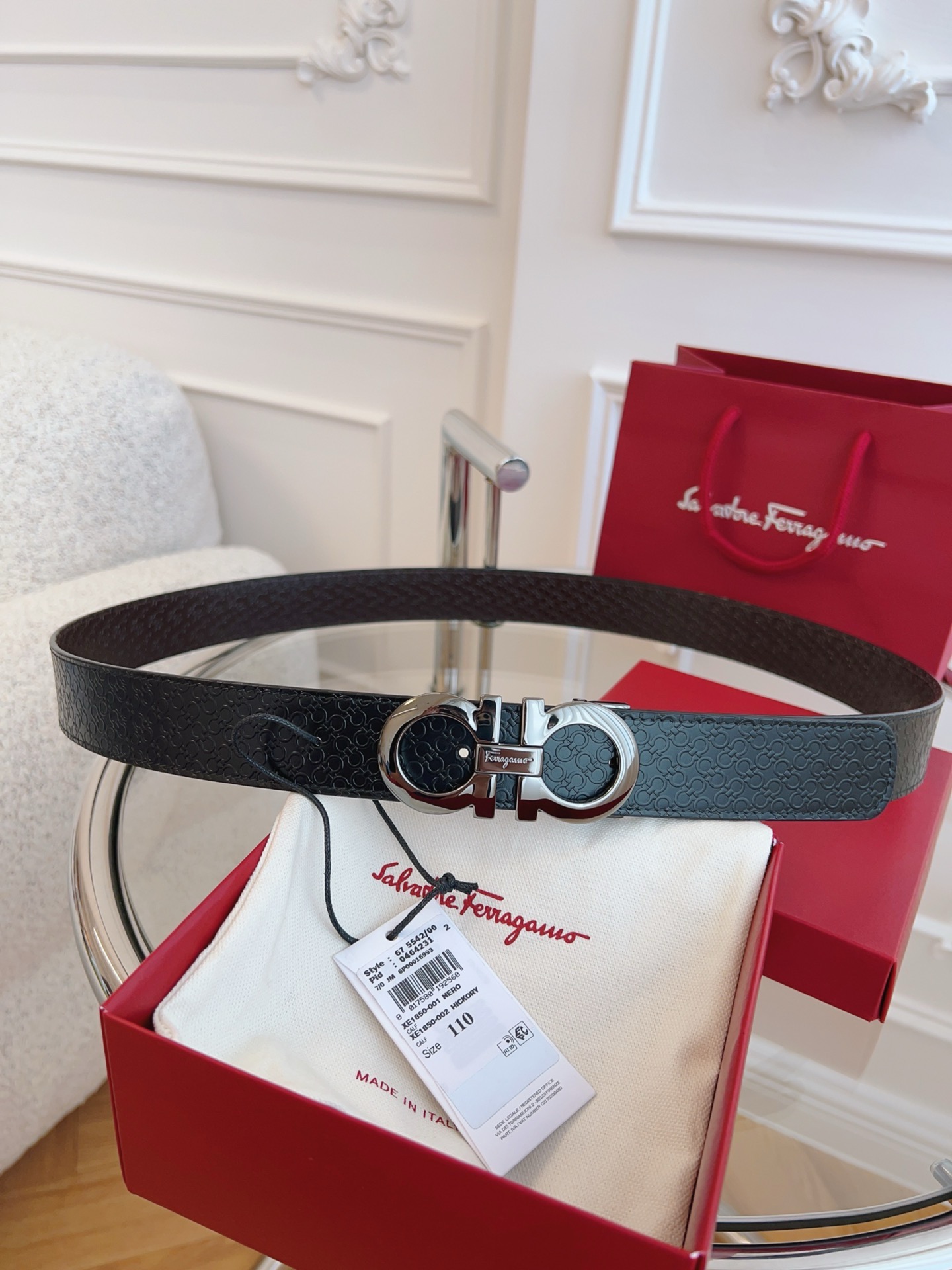 Salvatore Ferragamo Leather Belt M
