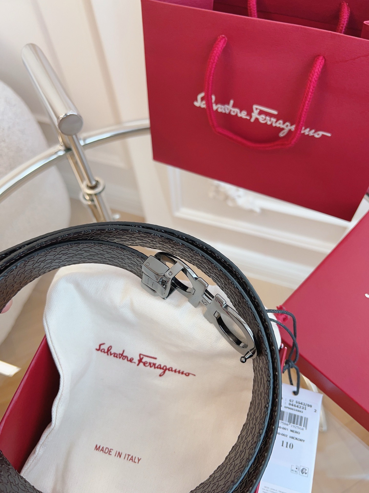 Salvatore Ferragamo Leather Belt M