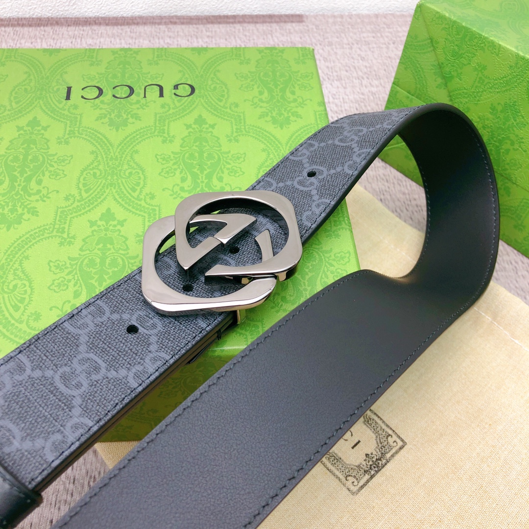 Gucci Male Leather Belt Waterproof M