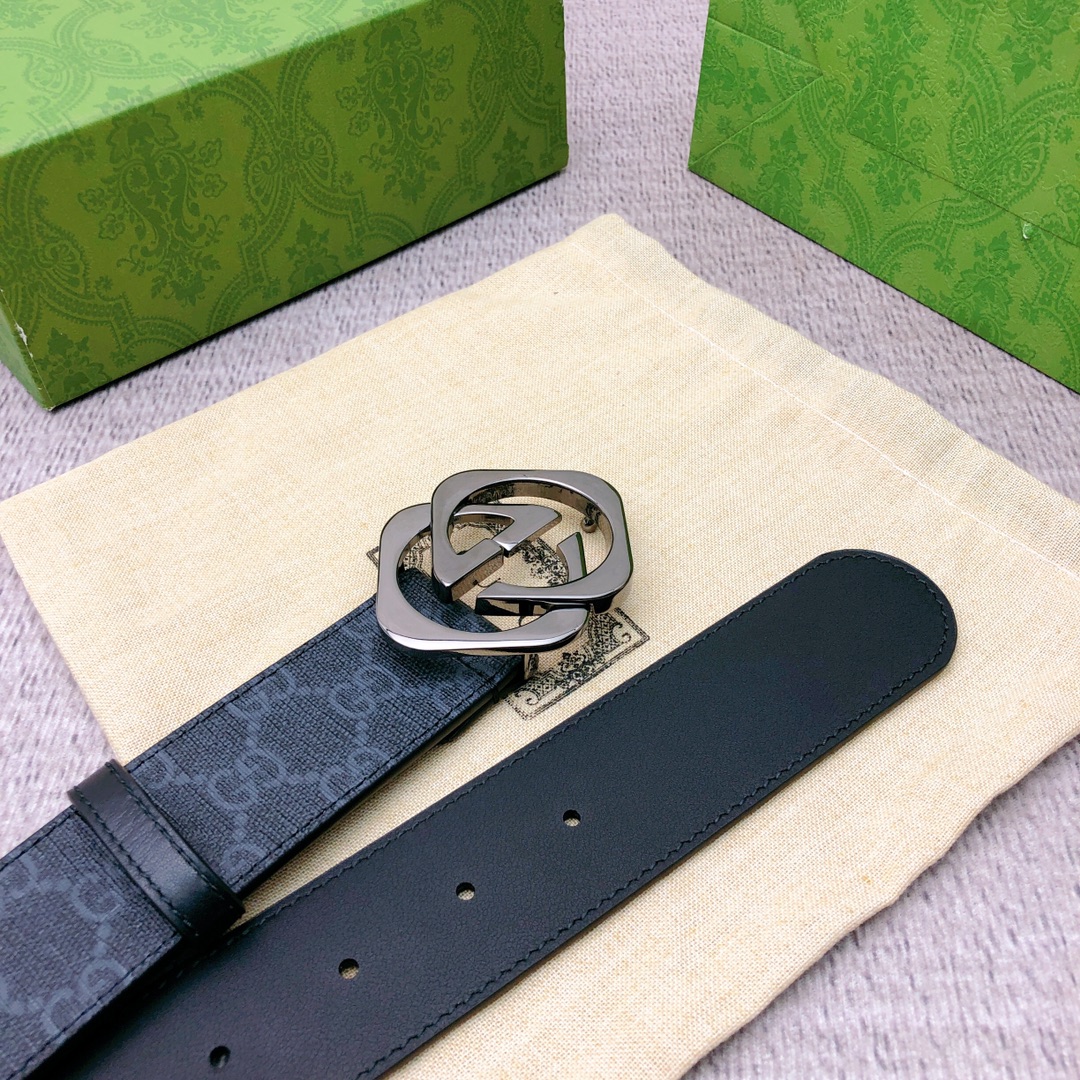 Gucci Male Leather Belt Waterproof M