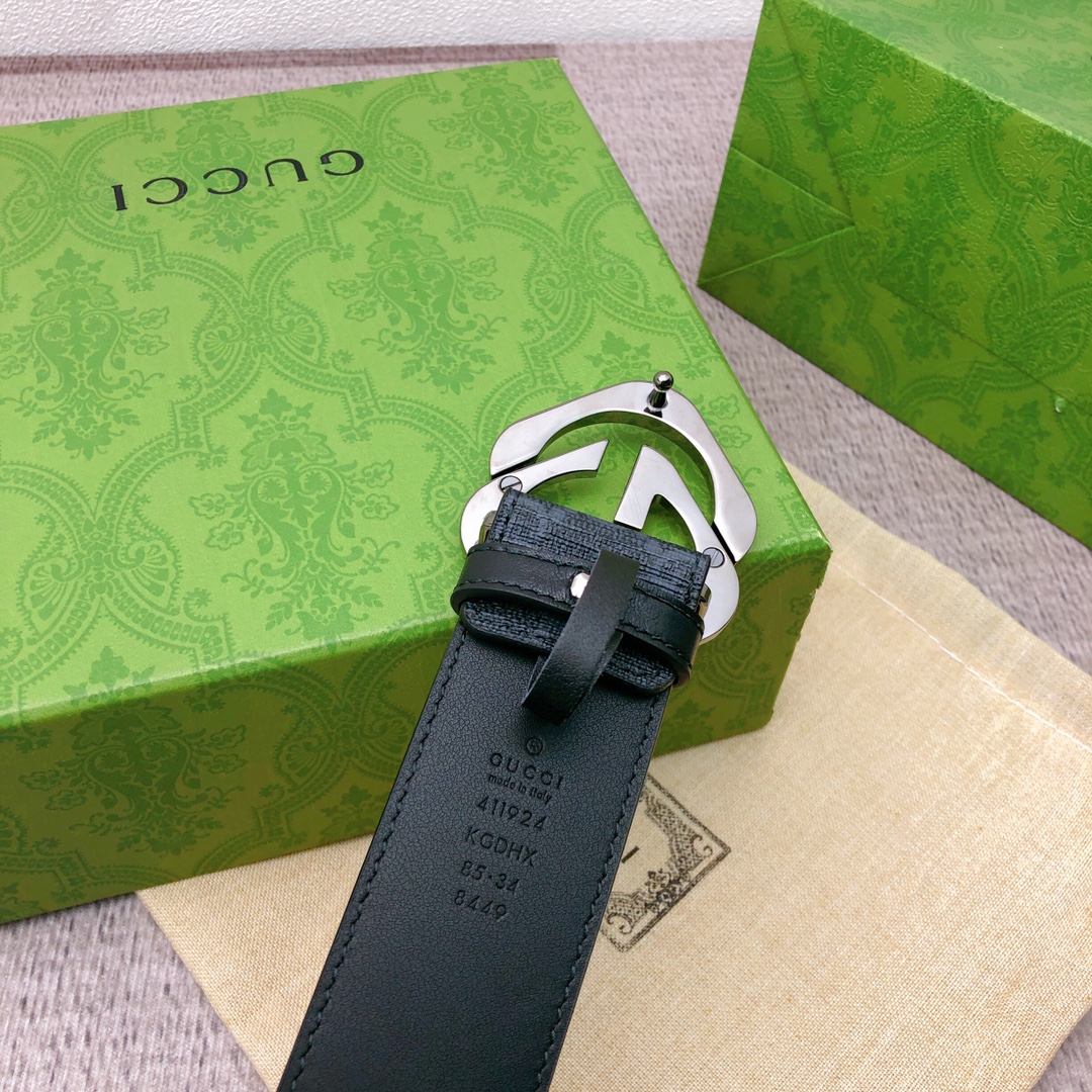 Gucci Male Leather Belt Waterproof M