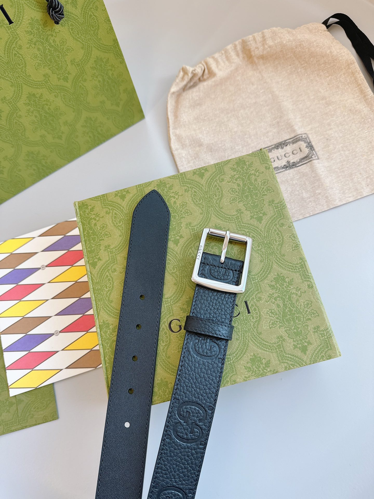 Gucci Pin Buckle Belt Black