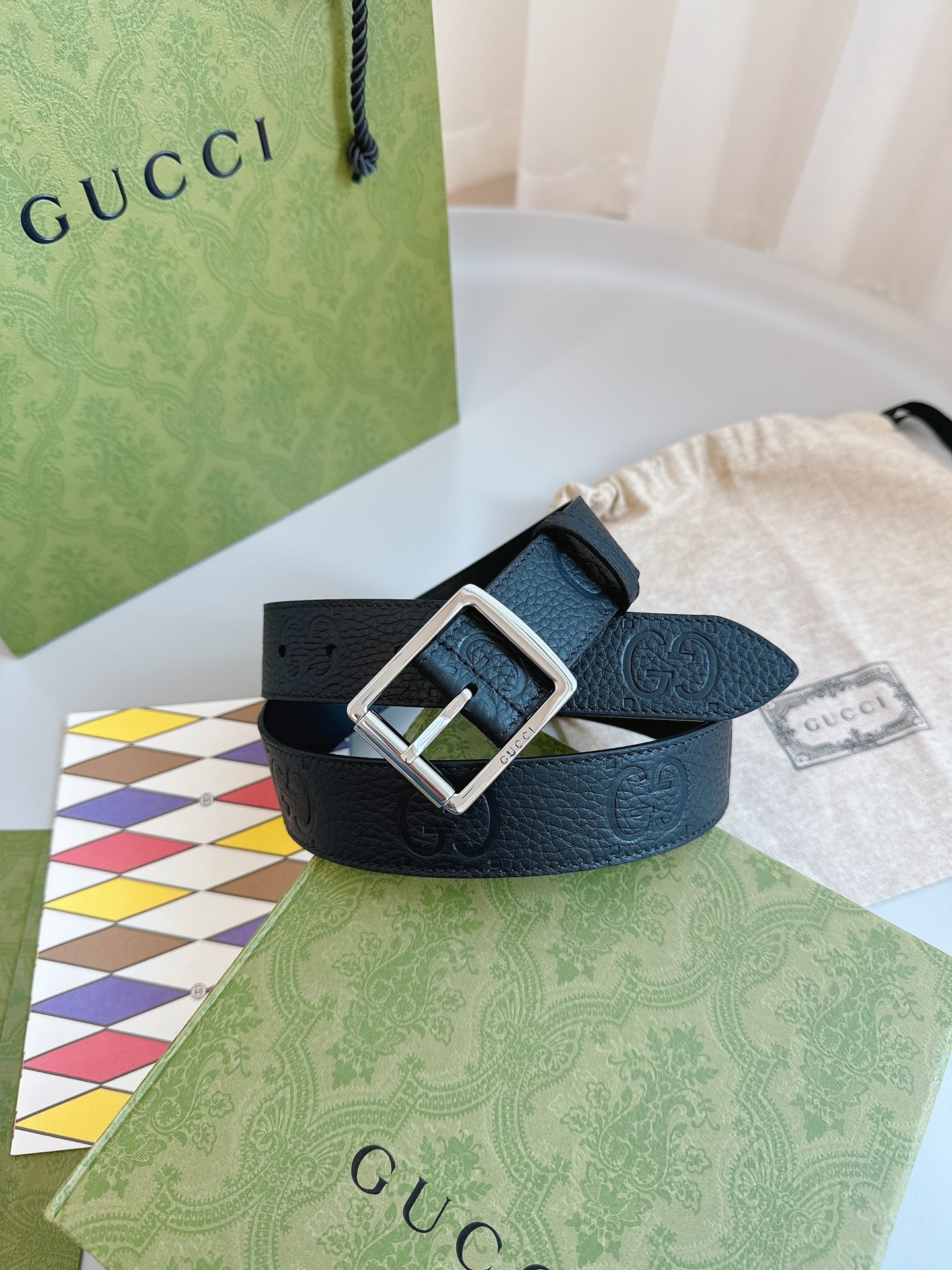 Gucci Pin Buckle Belt Black