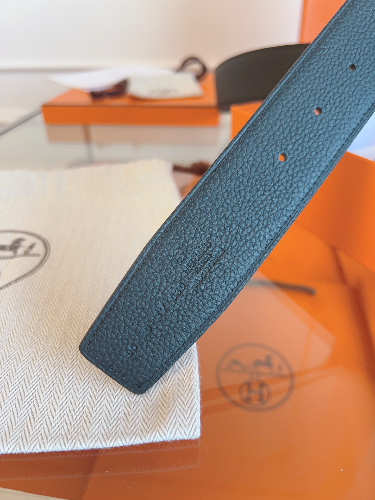 Hermès Basic Belt Black S-m