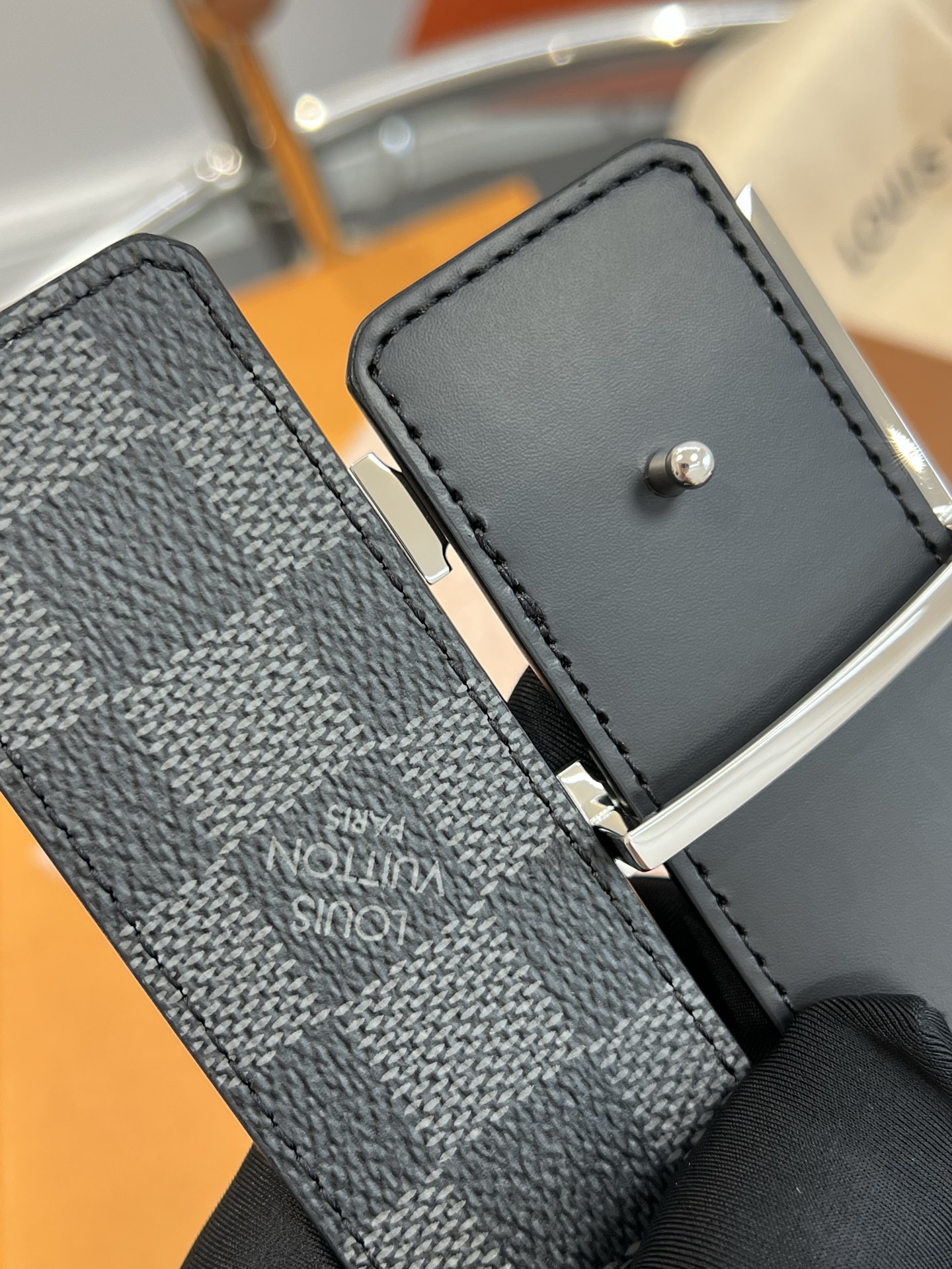 Louis Vuitton Basic Belt Top Grain Leather 13514-m-l