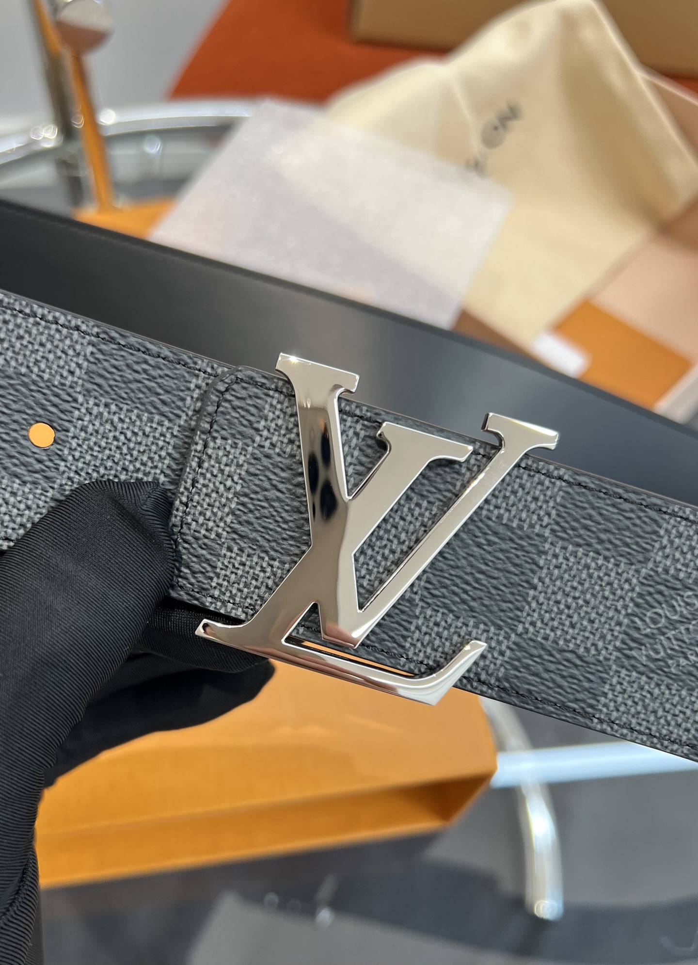 Louis Vuitton Basic Belt Top Grain Leather 13514-m-l