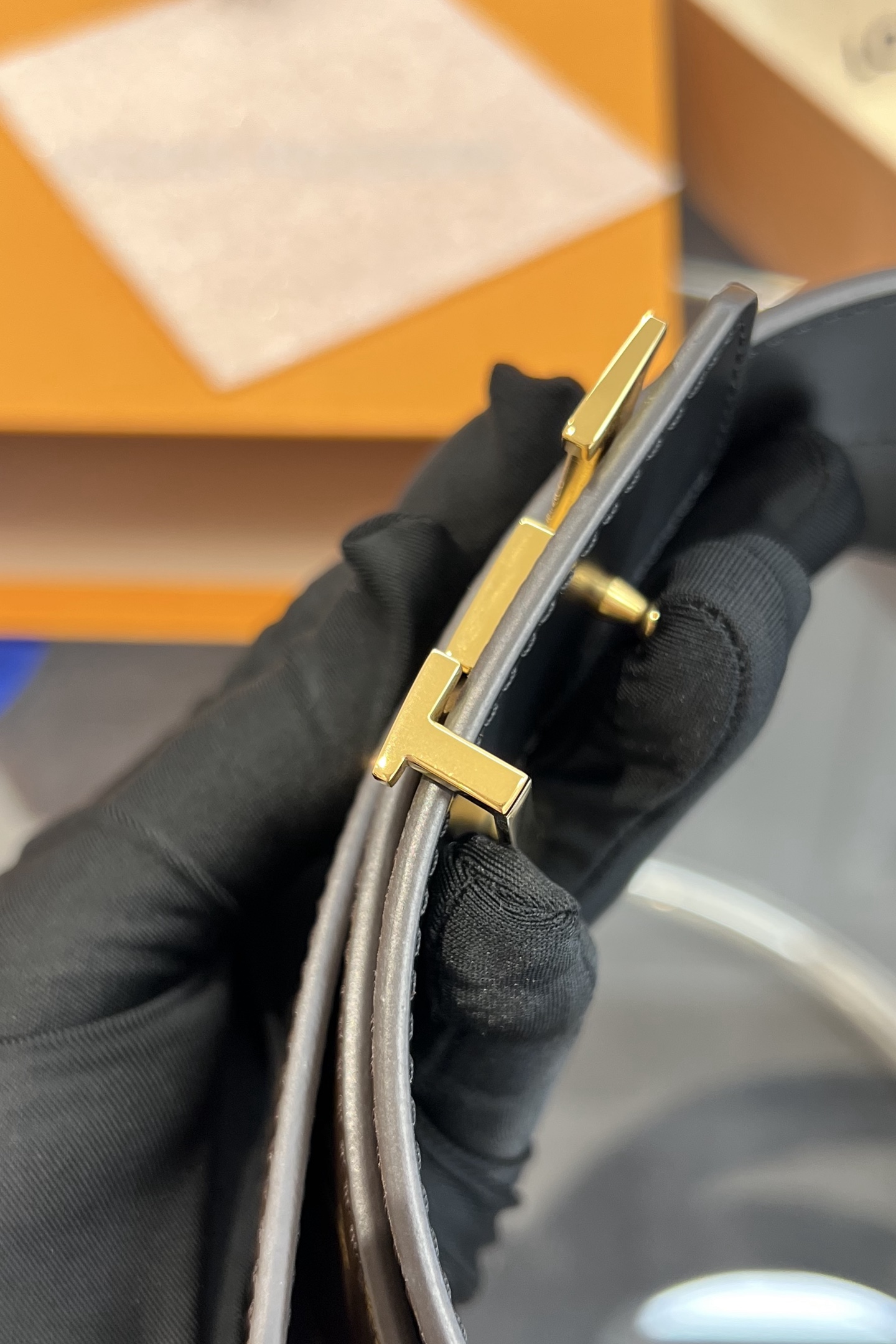 Louis Vuitton Basic Belt Top Grain Leather 13514-m-l