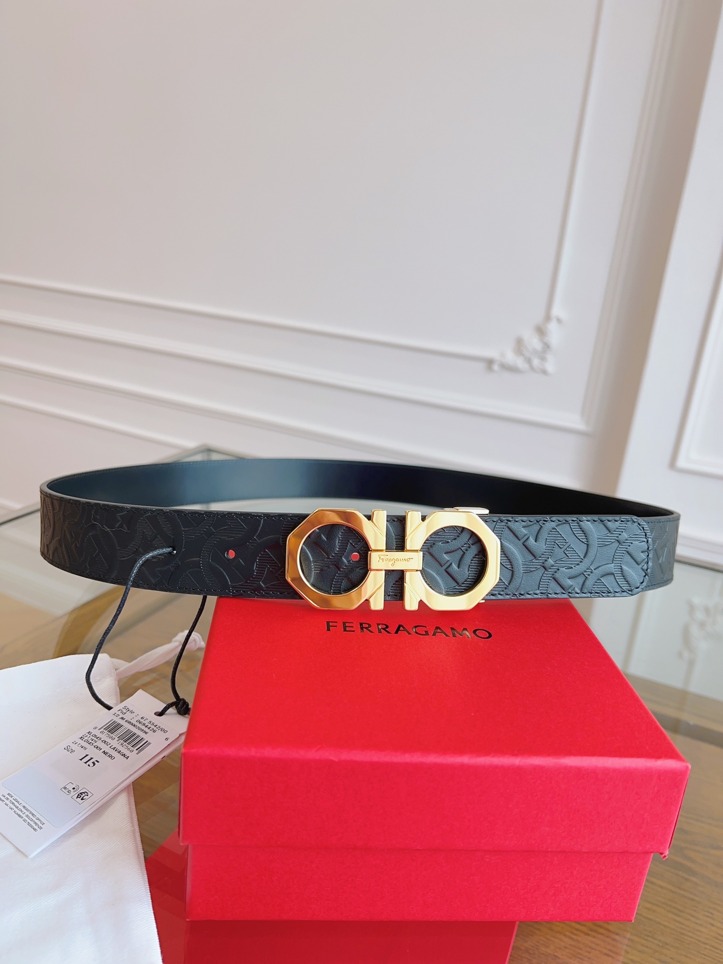 Salvatore Ferragamo Male Basic Belt Cow Leather M
