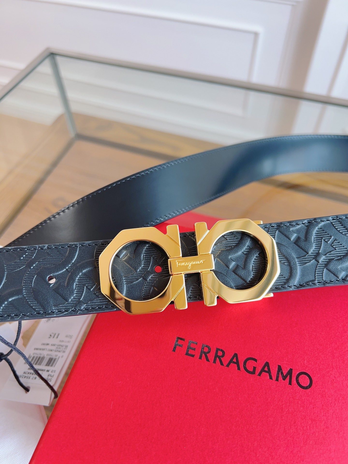 Salvatore Ferragamo Male Basic Belt Cow Leather M