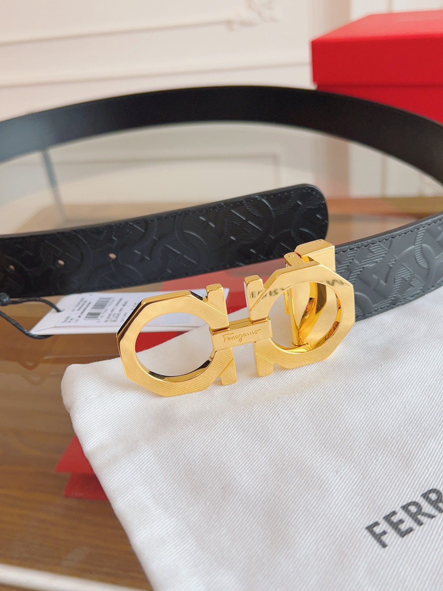 Salvatore Ferragamo Male Basic Belt Cow Leather M