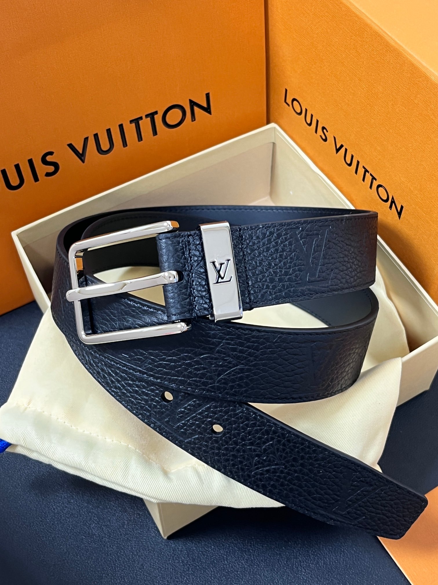 Basic Belt Cow Leather Silver