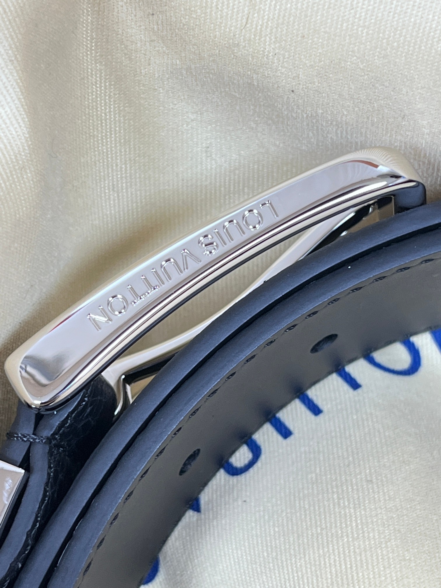 Basic Belt Cow Leather Silver