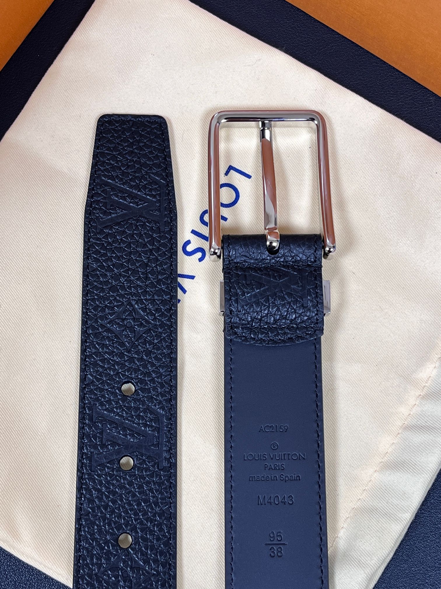 Basic Belt Cow Leather Silver